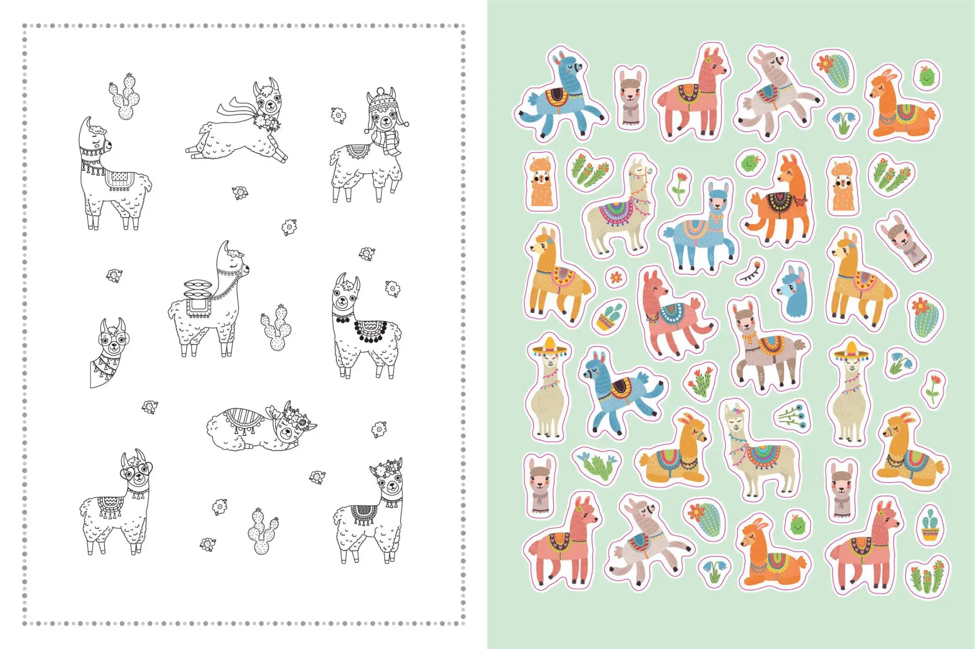 Bild: 9783625195689 | Stickerbuch Lustige Tiere I Über 1000 Sticker | Taschenbuch | 48 S.