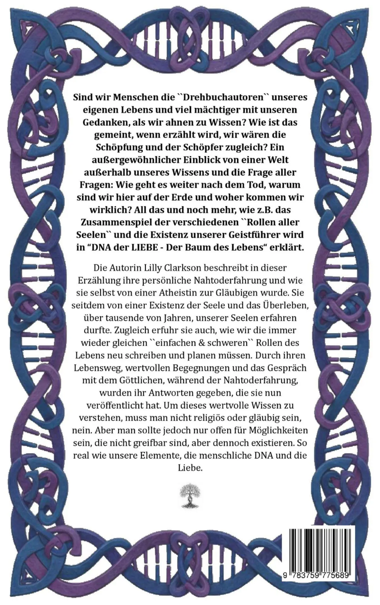 Rückseite: 9783759775689 | DNA der Liebe | Der Baum des Lebens | Lilly Clarkson | Taschenbuch