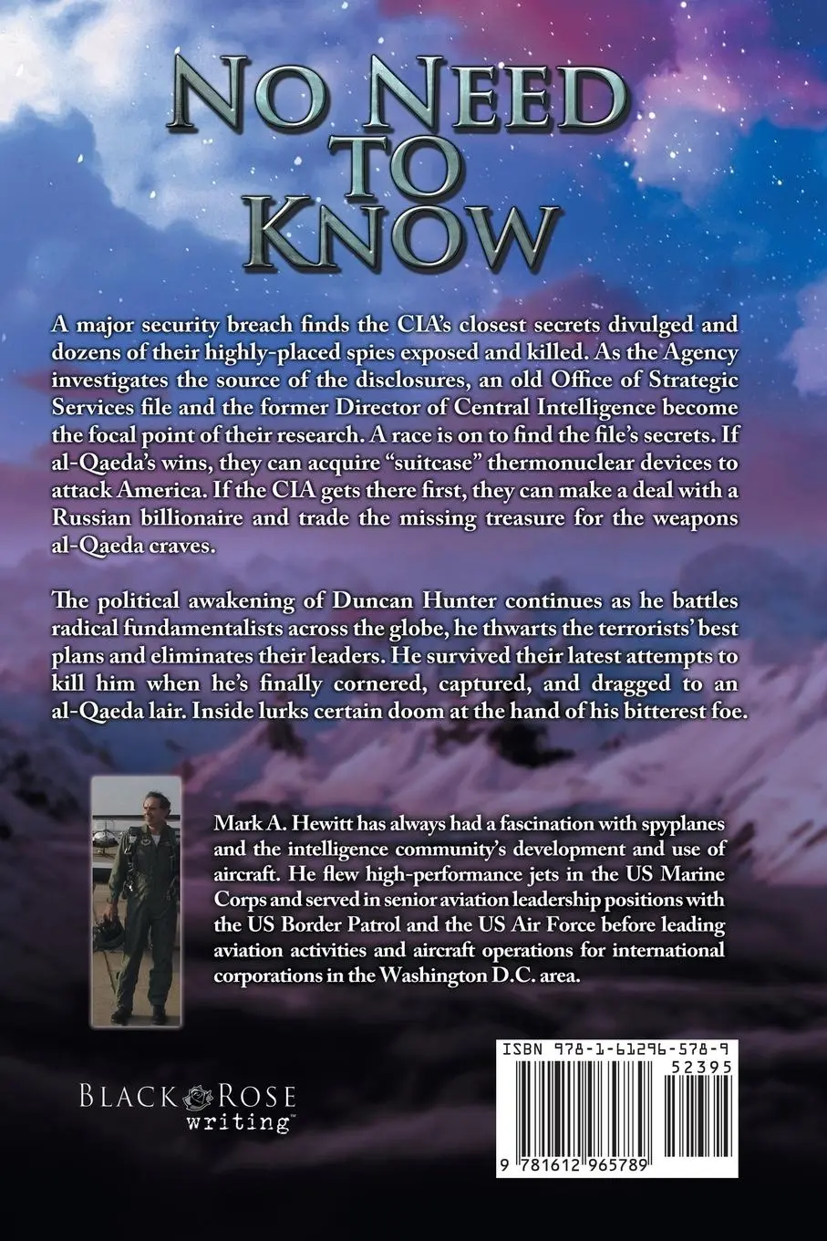 Rückseite: 9781612965789 | No Need to Know | Mark A. Hewitt | Taschenbuch | Englisch | 2015