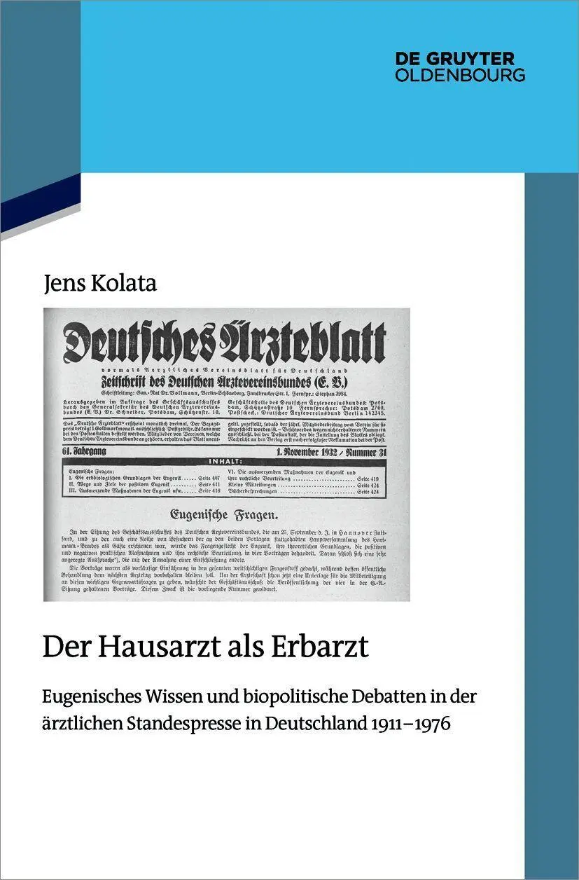 Cover: 9783111655789 | Der Hausarzt als Erbarzt | Jens Kolata | Buch | X | Deutsch | 2026