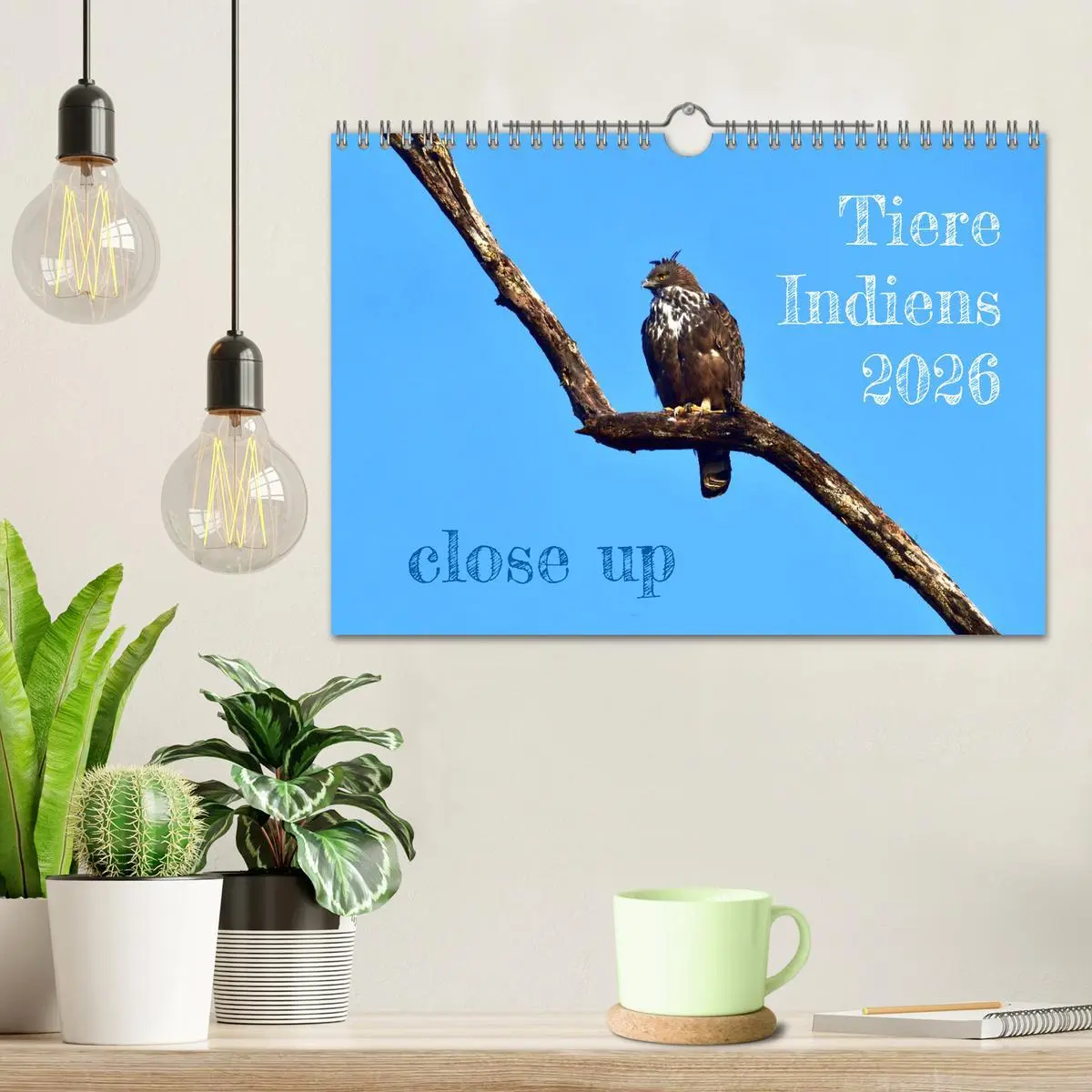 Bild: 9783457335789 | Tiere Indiens close up (Wandkalender 2026 DIN A4 quer), CALVENDO...