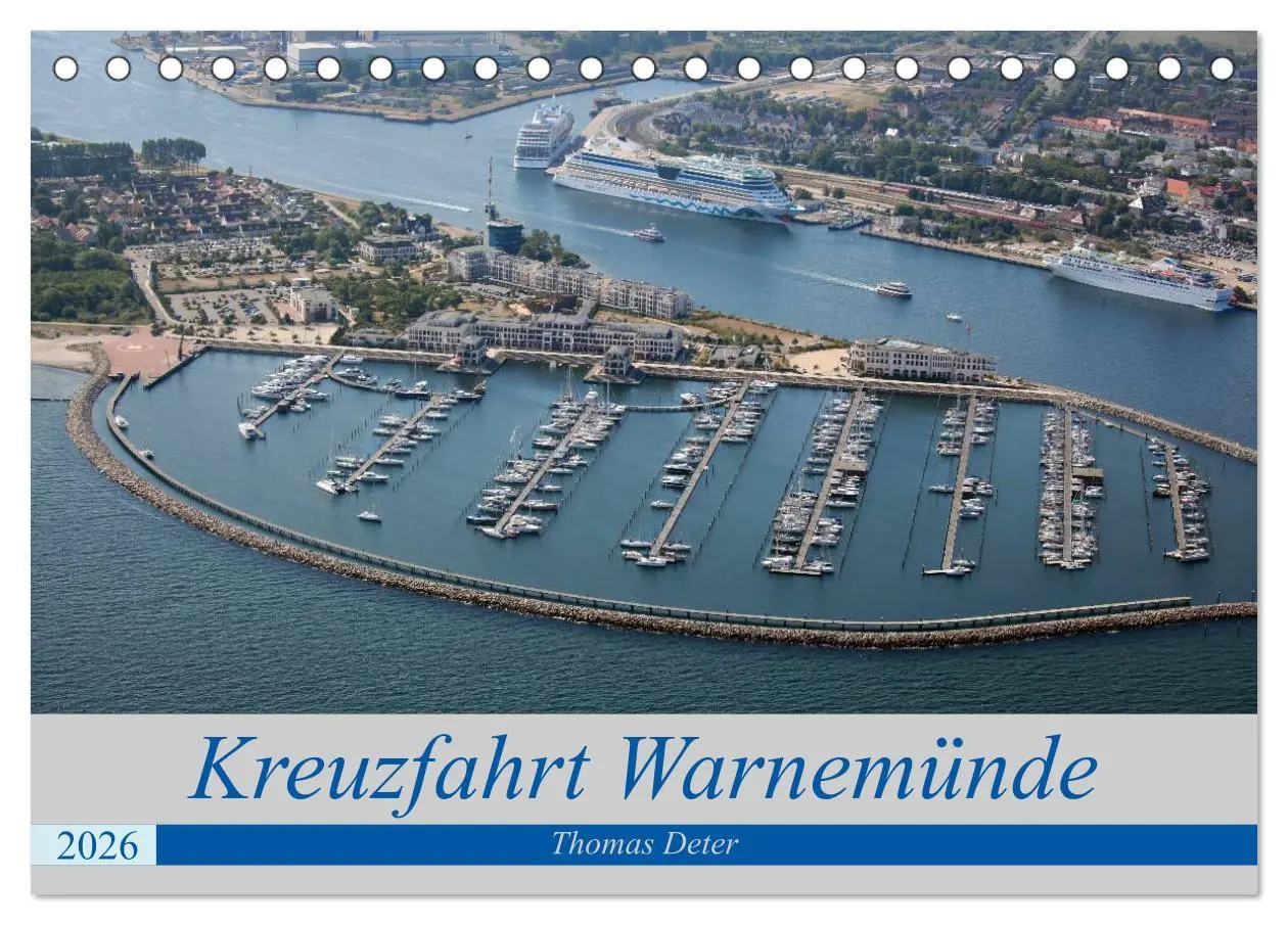 Cover: 9783516045789 | Kreuzfahrt Warnemünde (Tischkalender 2026 DIN A5 quer), CALVENDO...
