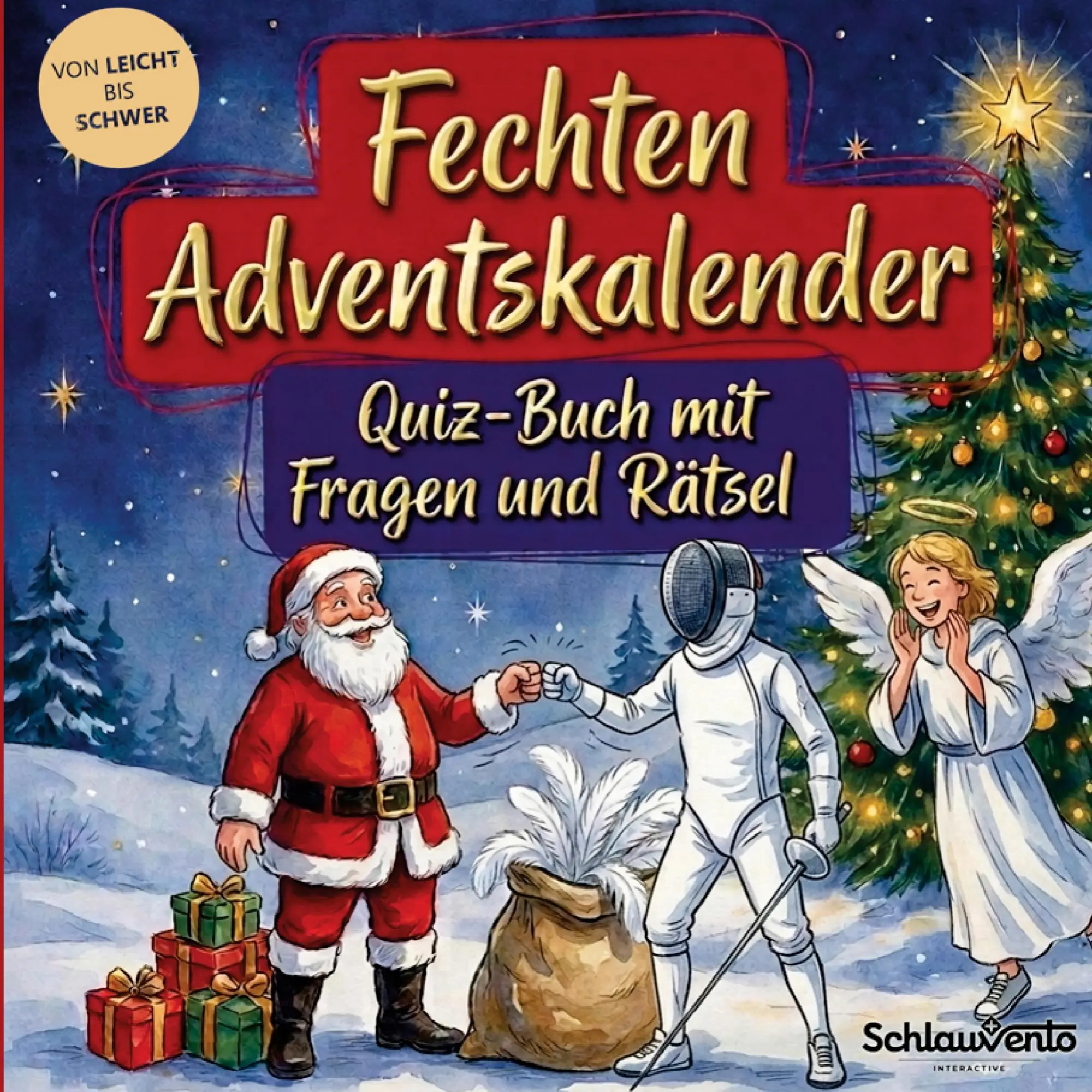 Cover: 9783693195789 | Fechten-Adventskalender: Quiz-Buch mit Fragen und Rätsel | Interactive