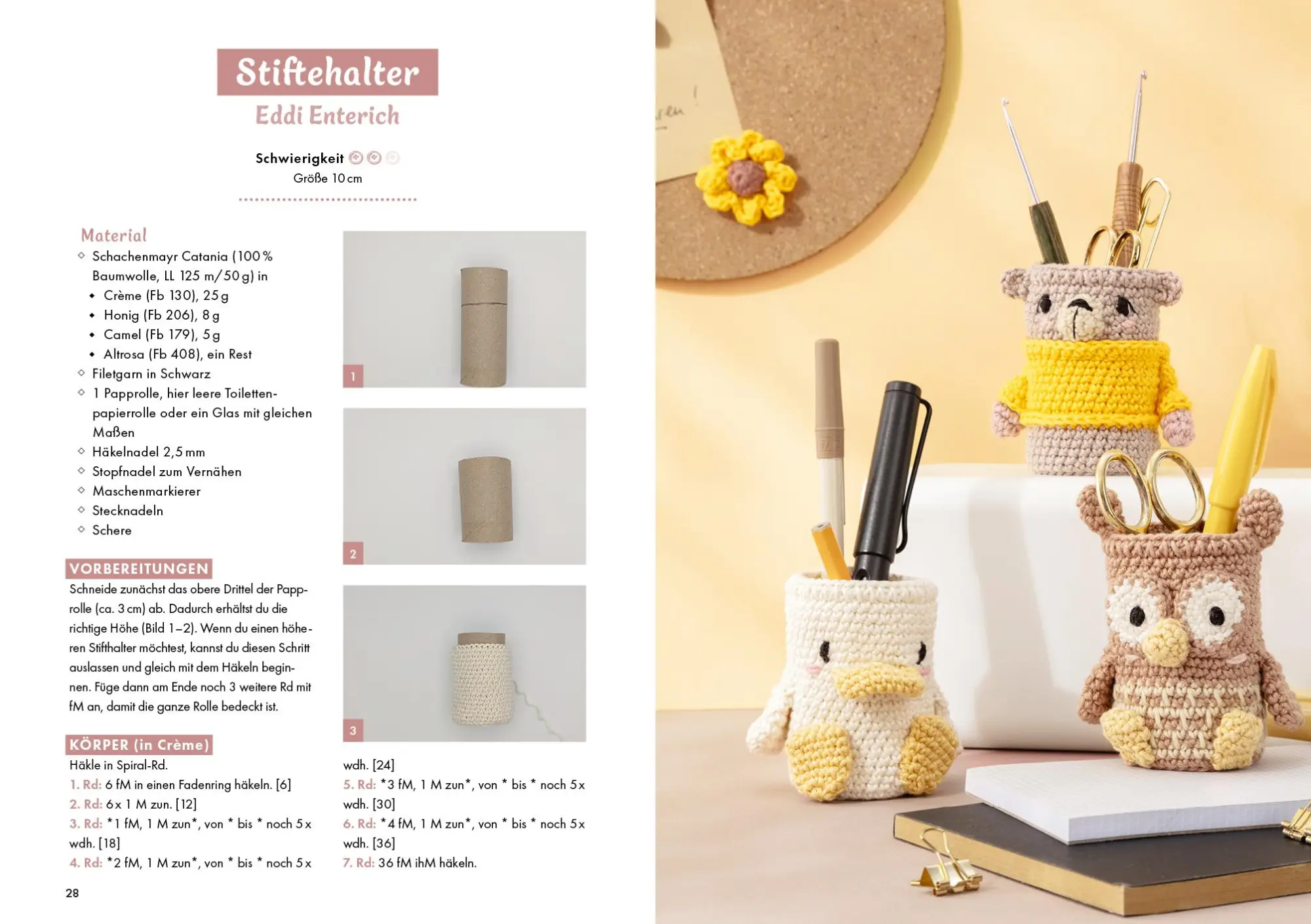 Bild: 9783747405789 | Knuffige Amigurumi für den Schreibtisch | Linda Urbanneck (u. a.)
