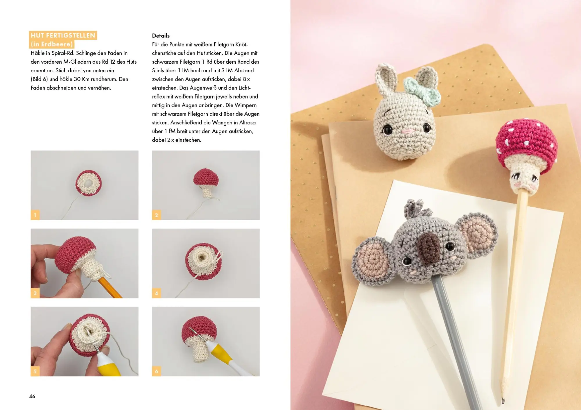 Bild: 9783747405789 | Knuffige Amigurumi für den Schreibtisch | Linda Urbanneck (u. a.)