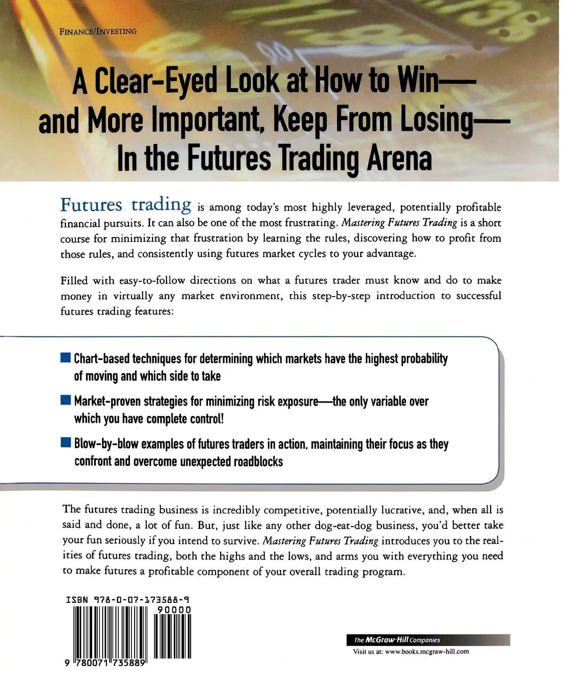 Rückseite: 9780071735889 | Mastering Futures Trading | Bo Yoder | Taschenbuch | Englisch | 2004