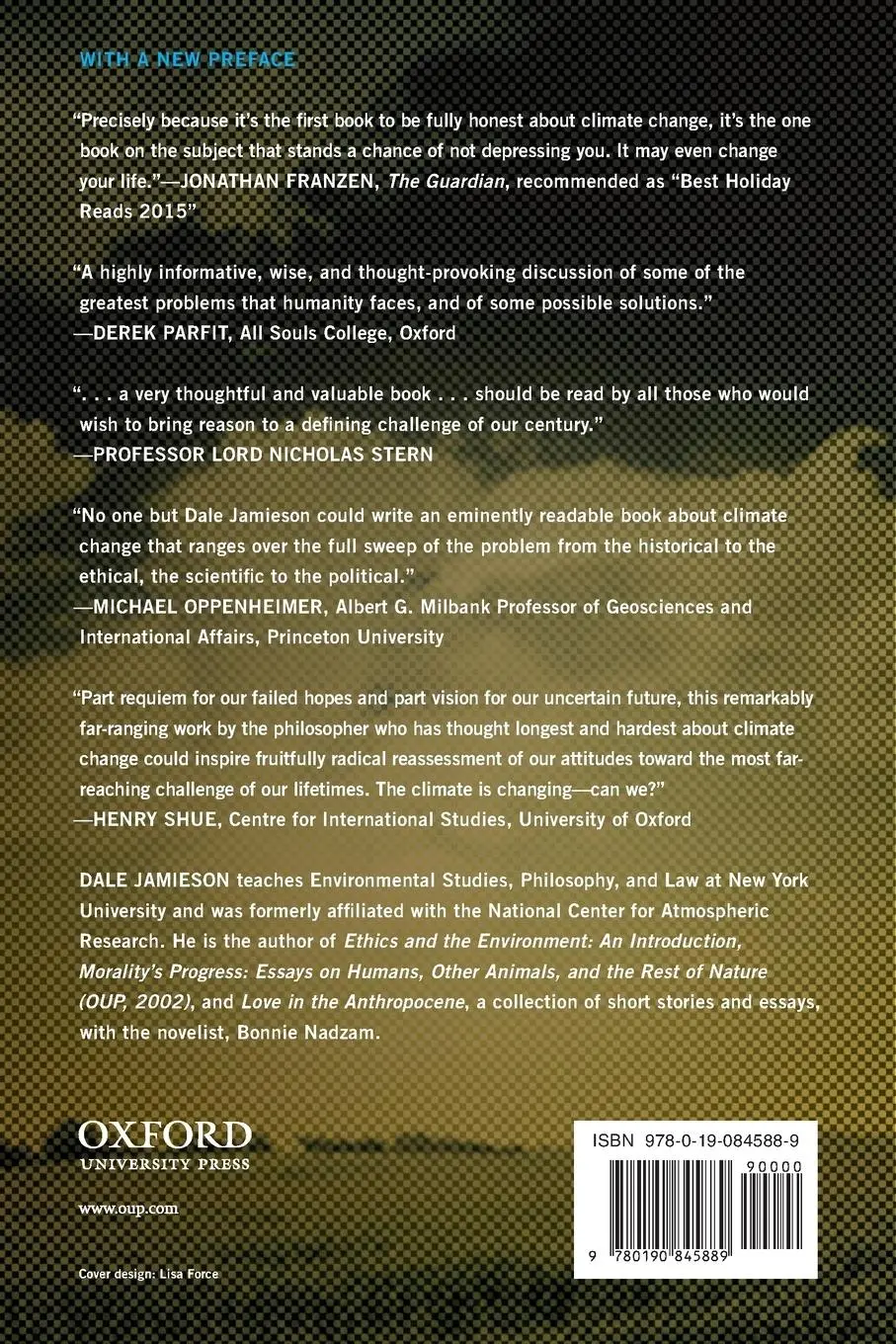 Rückseite: 9780190845889 | Reason in a Dark Time | Dale Jamieson | Taschenbuch | Englisch | 2017