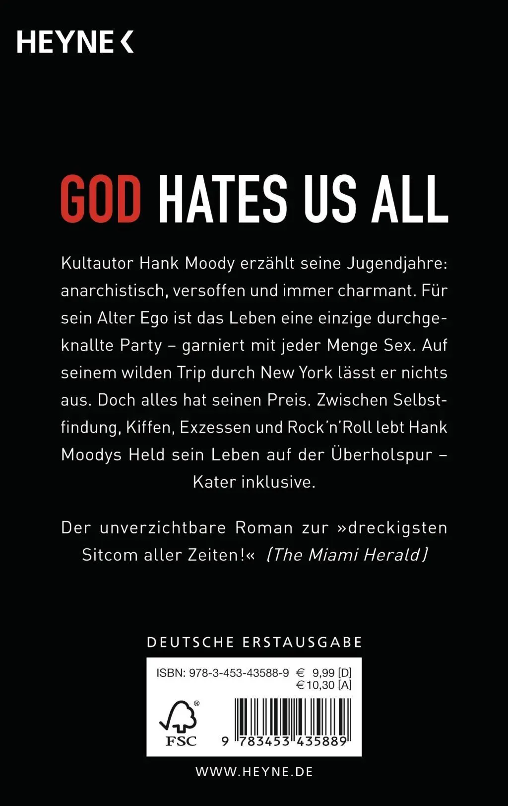 Bild: 9783453435889 | God hates us all | Hank Moody | Taschenbuch | 253 S. | Deutsch | 2011