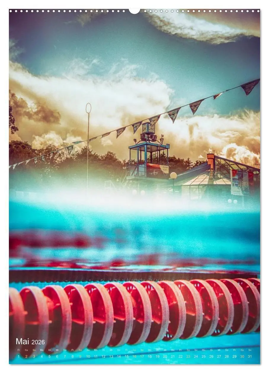 Bild: 9783516725889 | FREI SCHWIMMEN (Wandkalender 2026 DIN A2 hoch), CALVENDO...