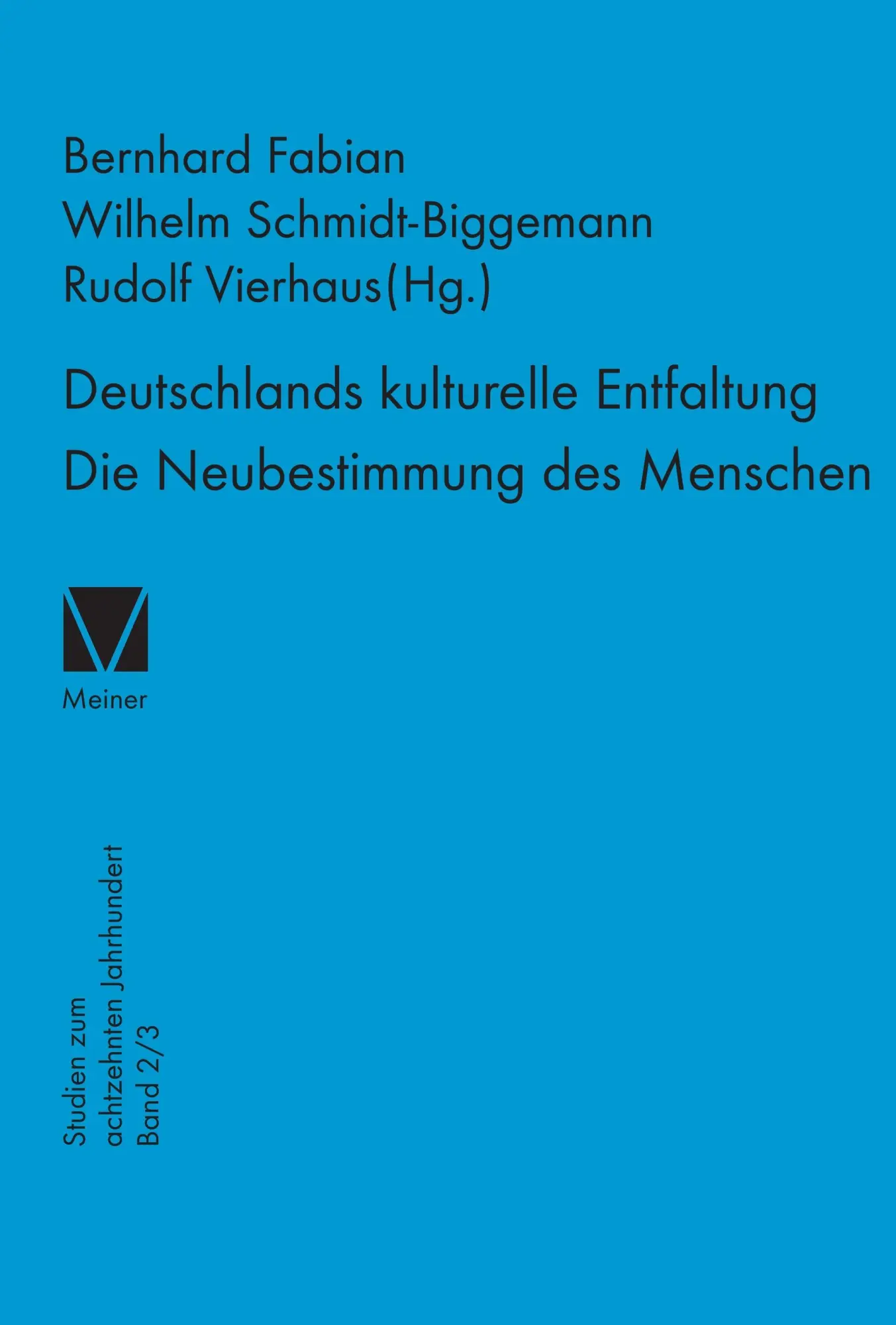 Cover: 9783787305889 | Deutschlands kulturelle Entfaltung 1763-1789 | Rudolf Vierhaus | Buch