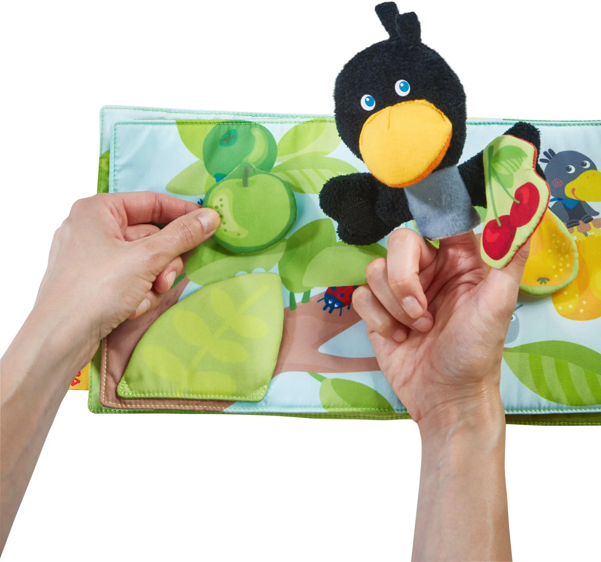 Bild: 4010168255989 | Stoffbuch Obstgarten | Spiel | 6 S. | 1306081001 | Deutsch | 2021