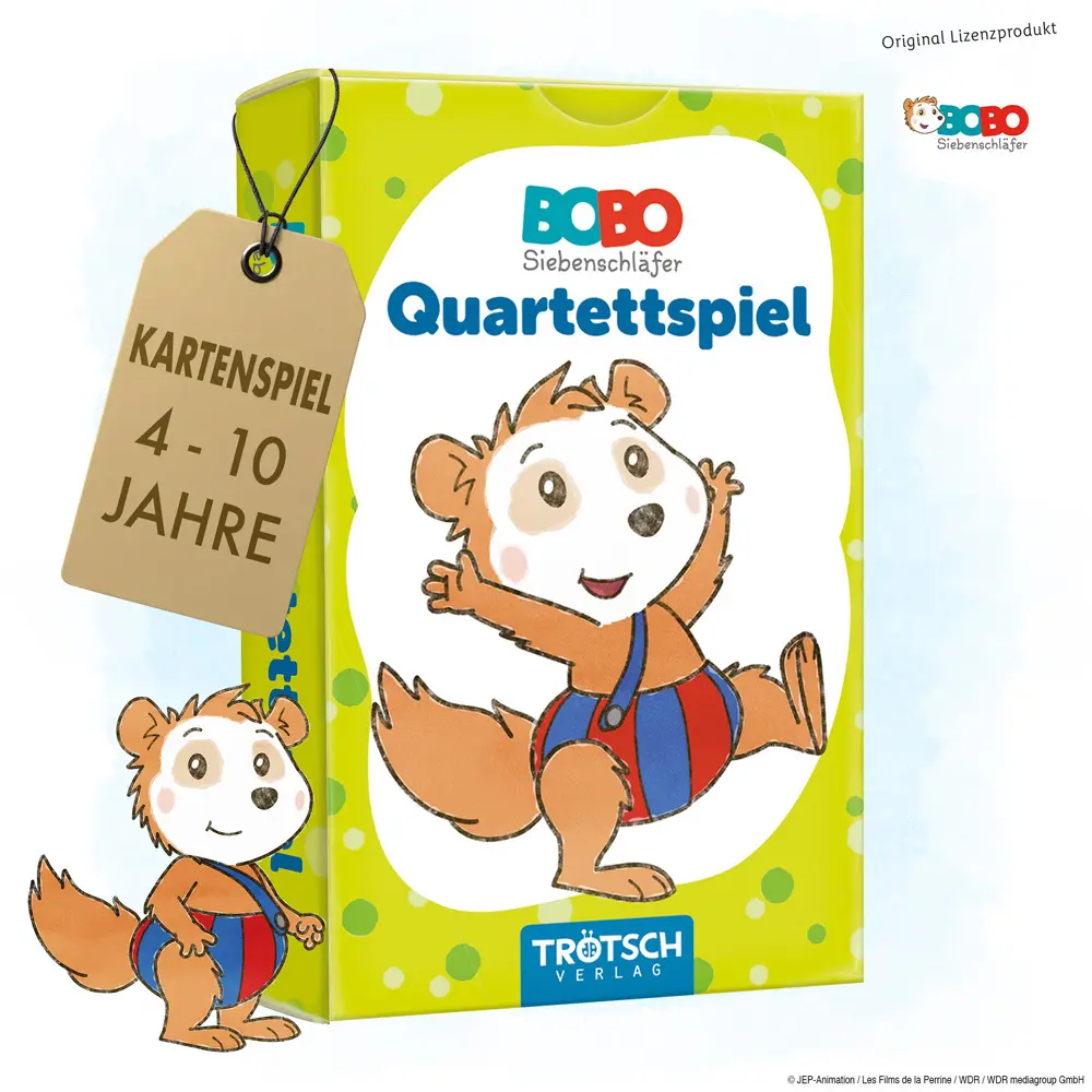 Cover: 4251901505989 | Trötsch Bobo Siebenschläfer Quartettspiel Quartett Spiel | Co.KG