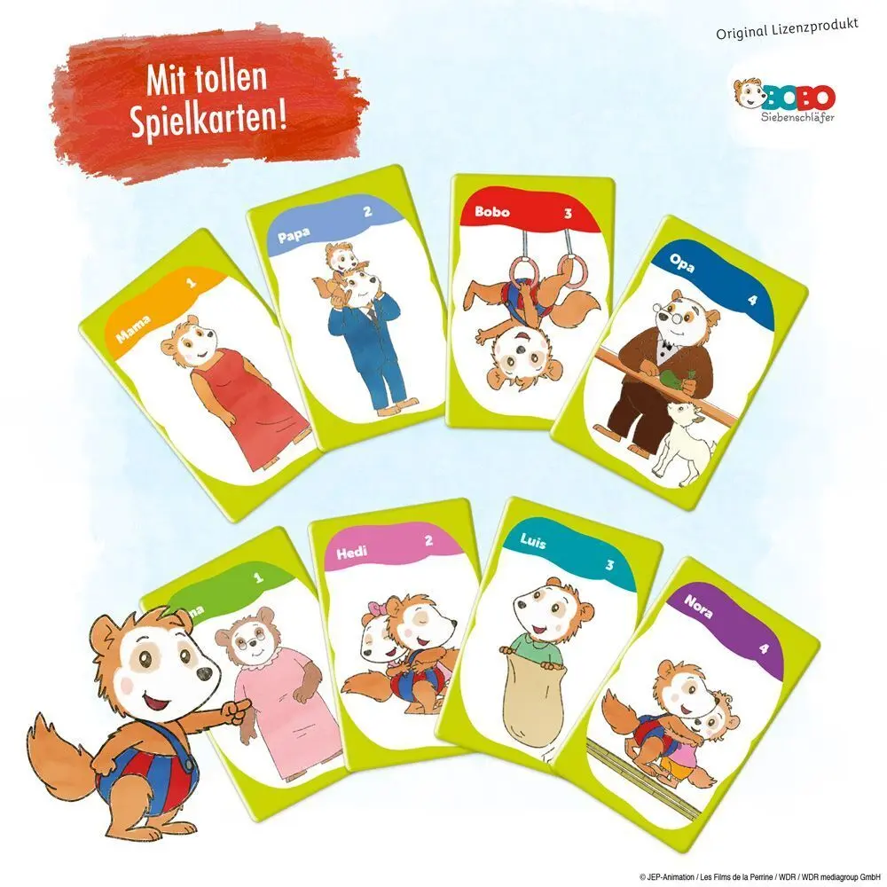 Bild: 4251901505989 | Trötsch Bobo Siebenschläfer Quartettspiel Quartett Spiel | Co.KG