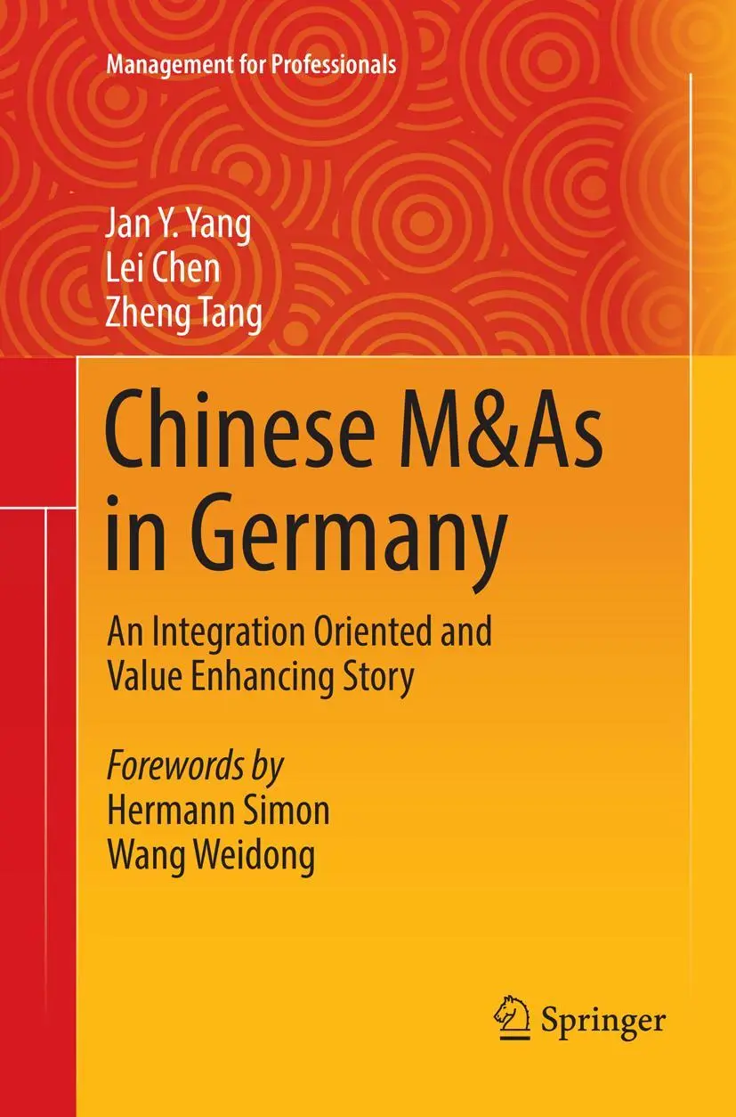 Cover: 9783030075989 | Chinese M&amp;As in Germany | Jan Y. Yang (u. a.) | Taschenbuch | xxiii