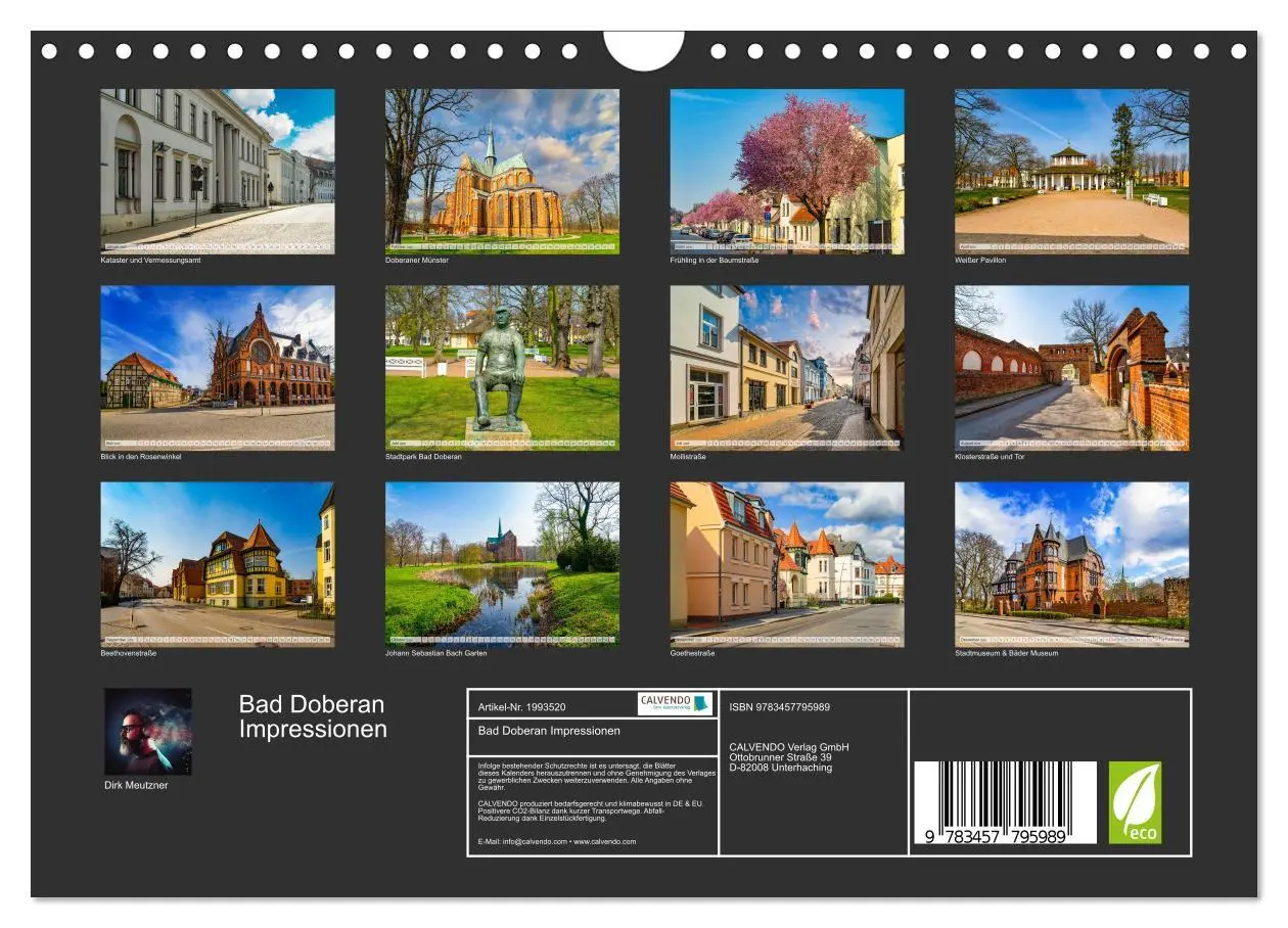Bild: 9783457795989 | Bad Doberan Impressionen (Wandkalender 2026 DIN A4 quer), CALVENDO...