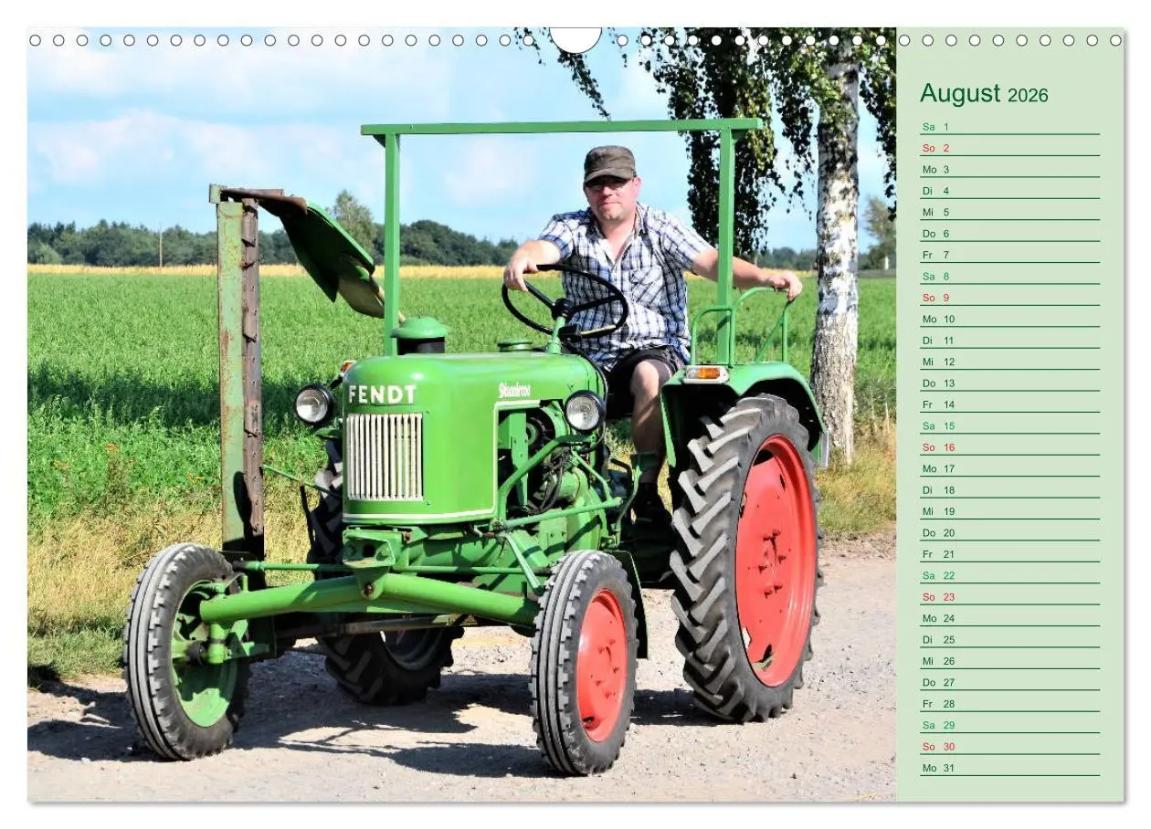 Bild: 9783457935989 | Oldtimer-Trecker on Tour (Wandkalender 2026 DIN A3 quer), CALVENDO...