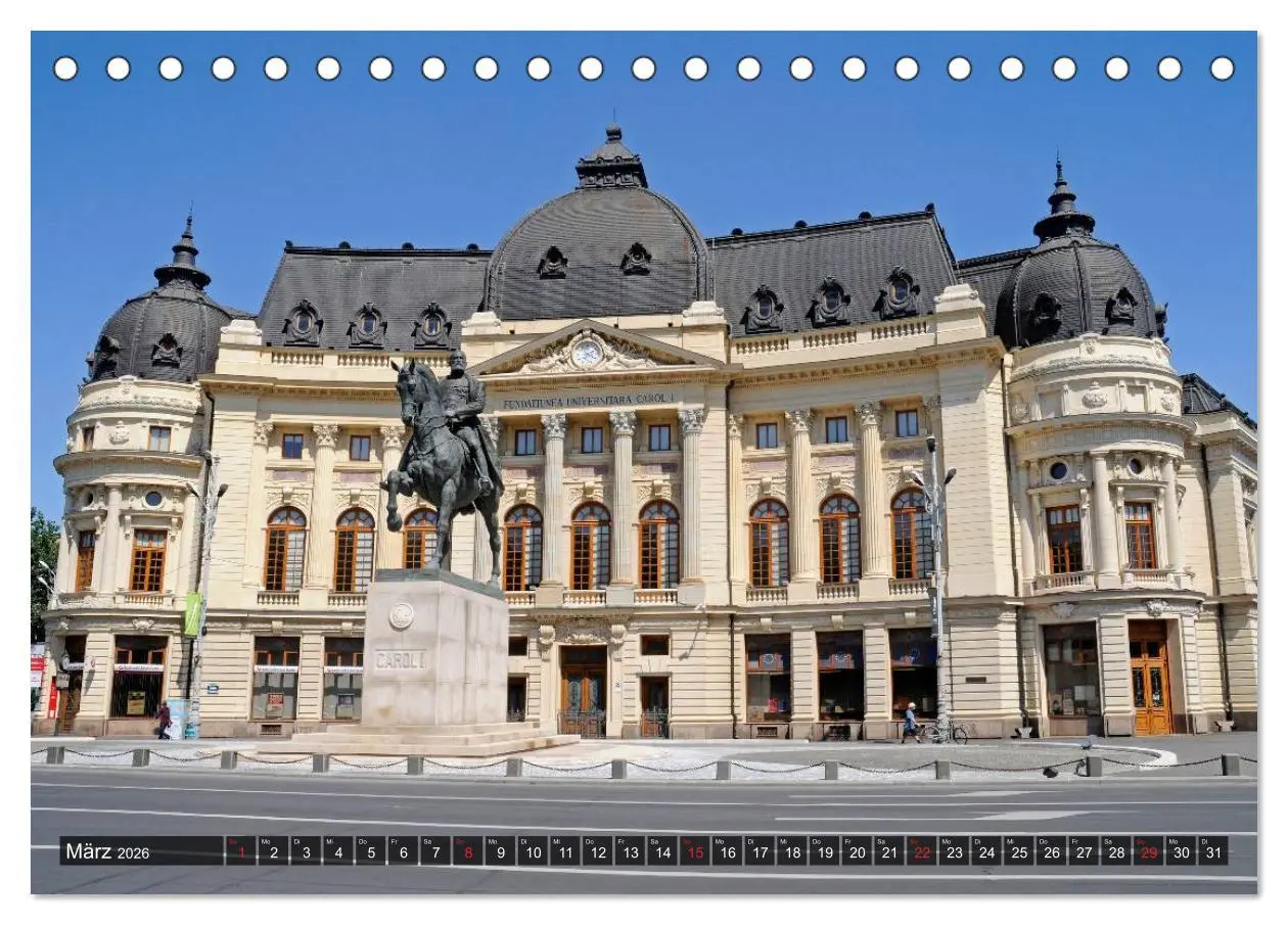 Bild: 9783516195989 | Bukarest - Paris des Ostens (Tischkalender 2026 DIN A5 quer),...
