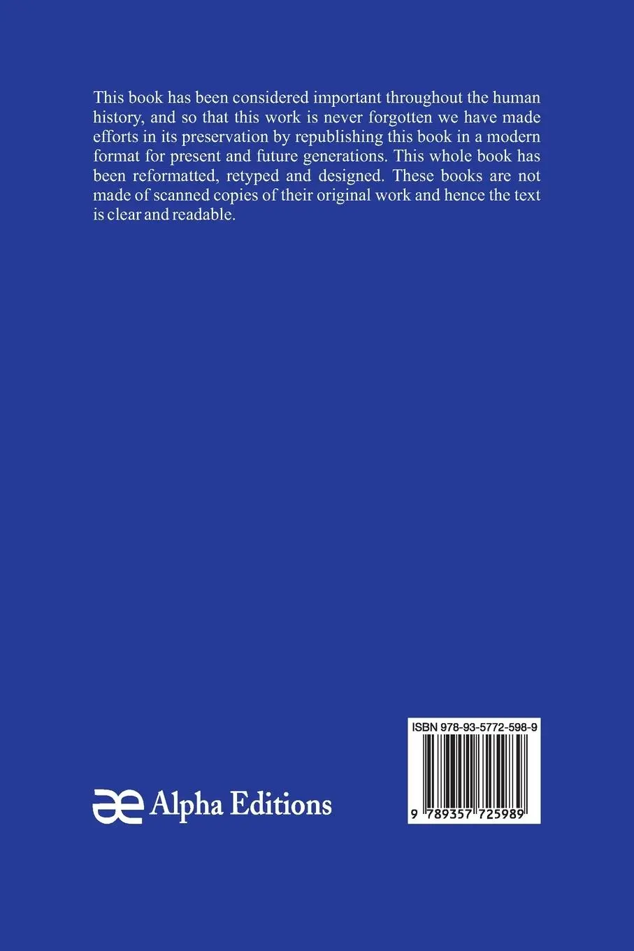 Rückseite: 9789357725989 | Saga of Halfred the Sigskald | A Northern Tale of the Tenth Century