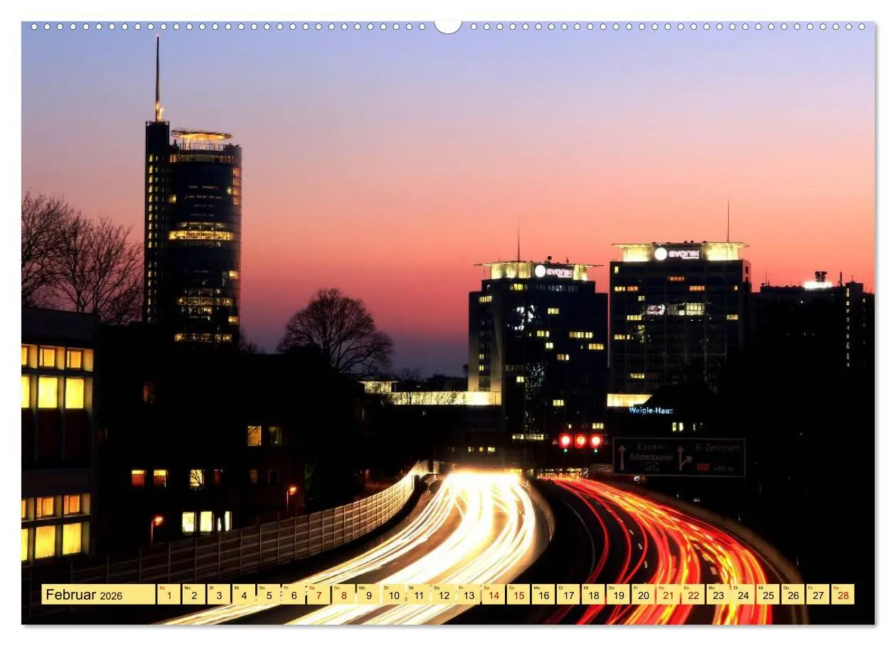 Bild: 9783457756089 | Essen Lichter der Nacht (hochwertiger Premium Wandkalender 2026 DIN...