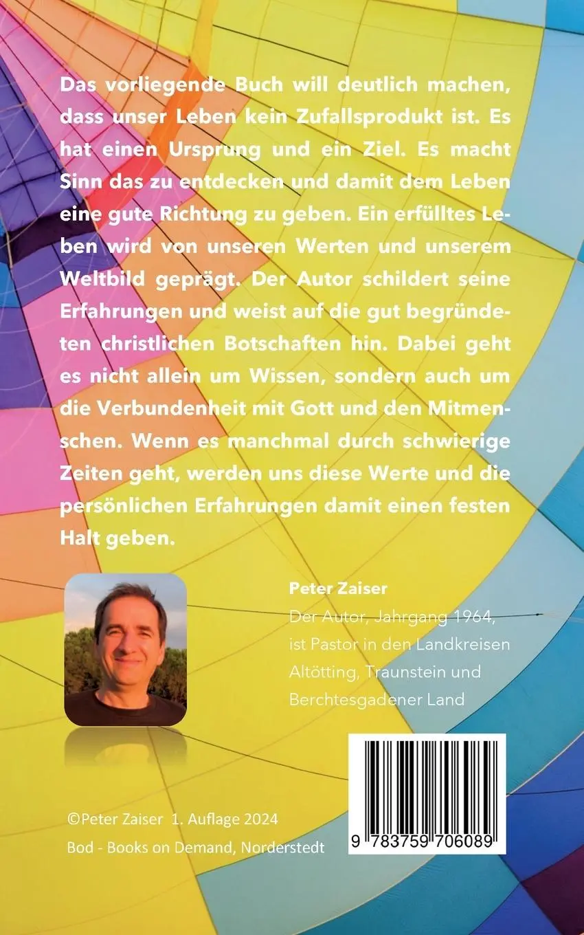 Rückseite: 9783759706089 | Unser Leben ist kein Zufall | Für ein erfülltes und sinnvolles Leben