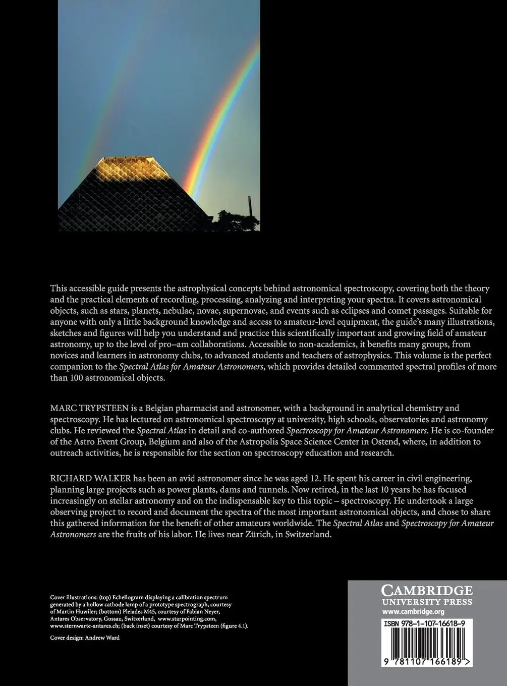 Rückseite: 9781107166189 | Spectroscopy for Amateur Astronomers | Marc F. M. Trypsteen (u. a.)