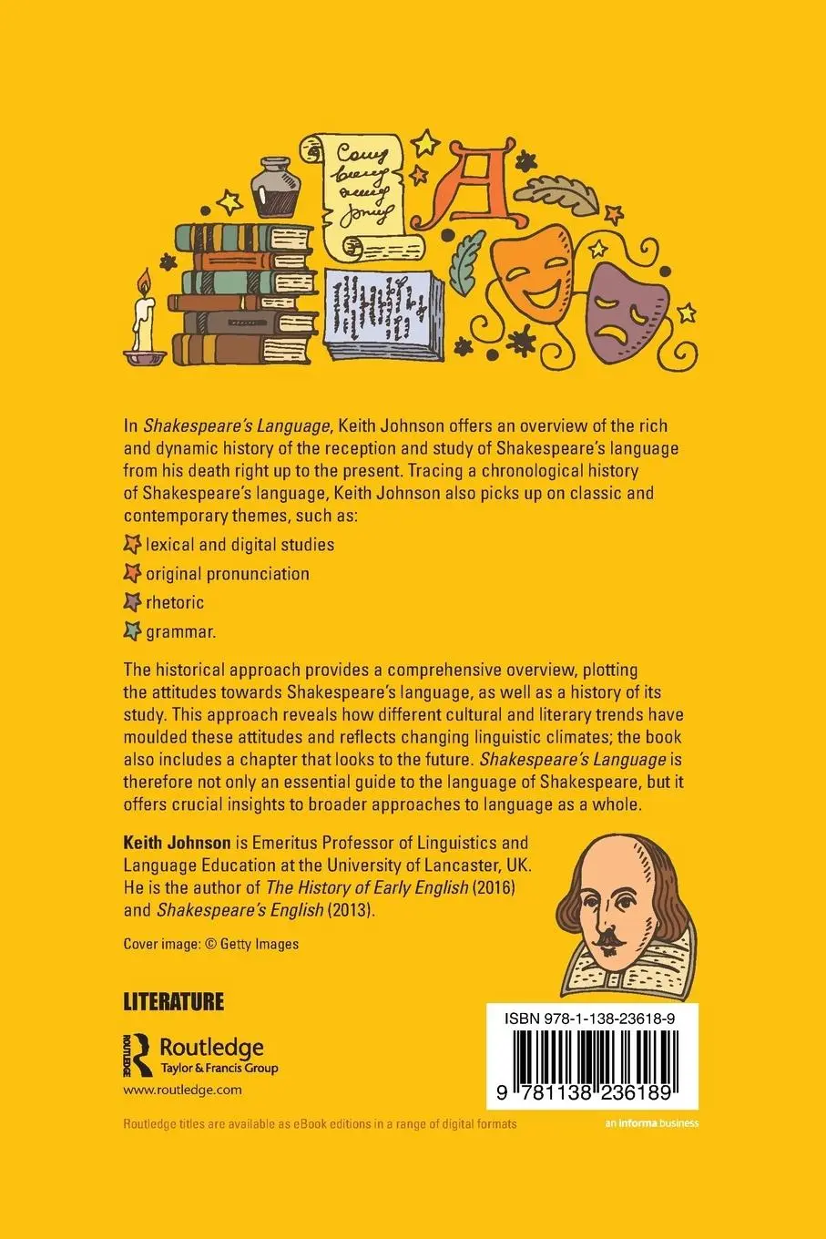 Rückseite: 9781138236189 | Shakespeare's Language | Perspectives Past and Present | Keith Johnson