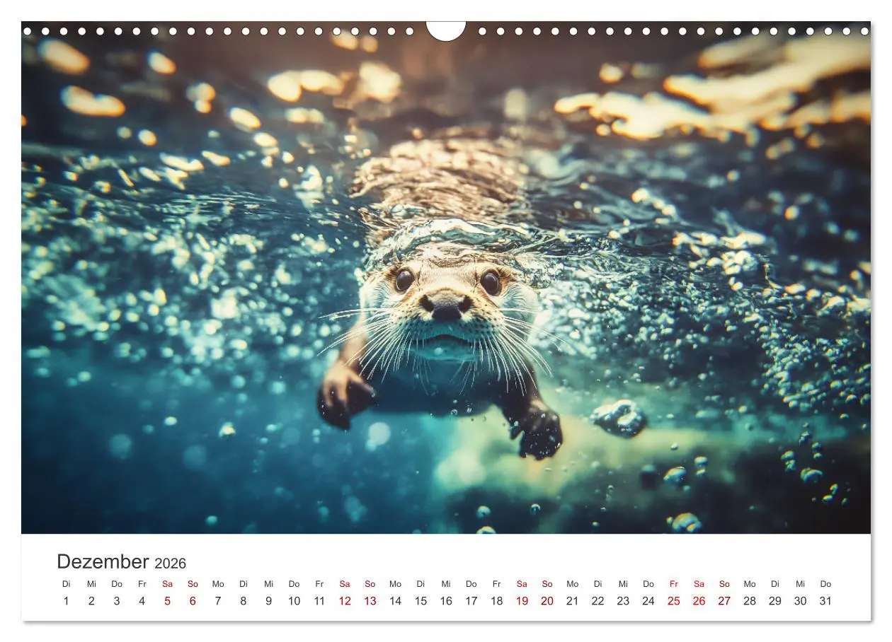 Bild: 9783457296189 | Wächter des Flusses - Ein Jahr mit Fischottern (Wandkalender 2026...