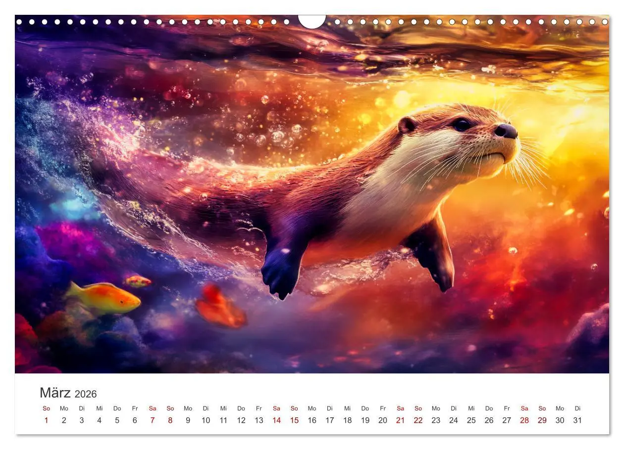 Bild: 9783457296189 | Wächter des Flusses - Ein Jahr mit Fischottern (Wandkalender 2026...