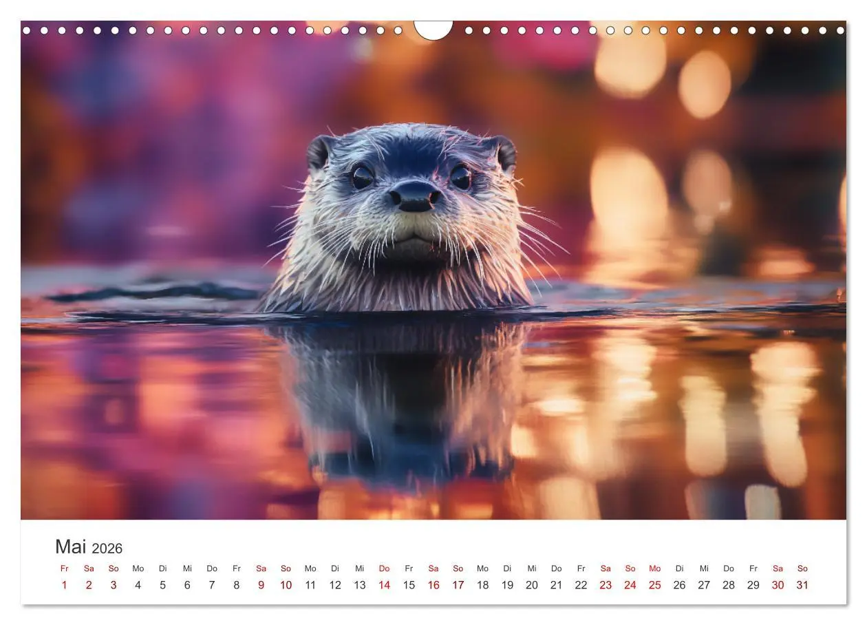 Bild: 9783457296189 | Wächter des Flusses - Ein Jahr mit Fischottern (Wandkalender 2026...