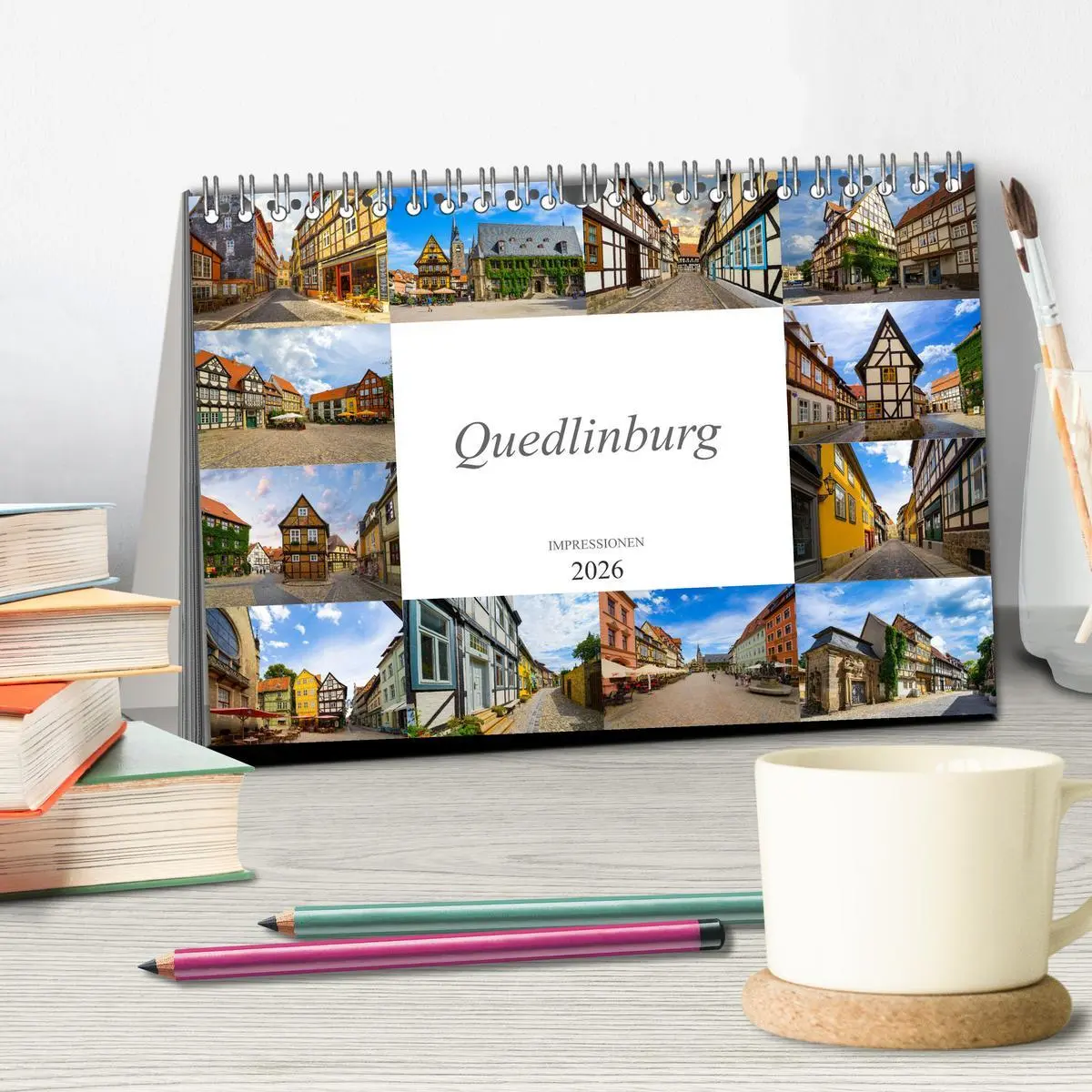 Bild: 9783457816189 | Quedlinburg Impressionen (Tischkalender 2026 DIN A5 quer), CALVENDO...