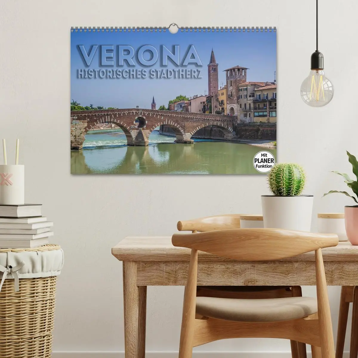 Bild: 9783457986189 | VERONA Historisches Stadtherz (Wandkalender 2026 DIN A3 quer),...