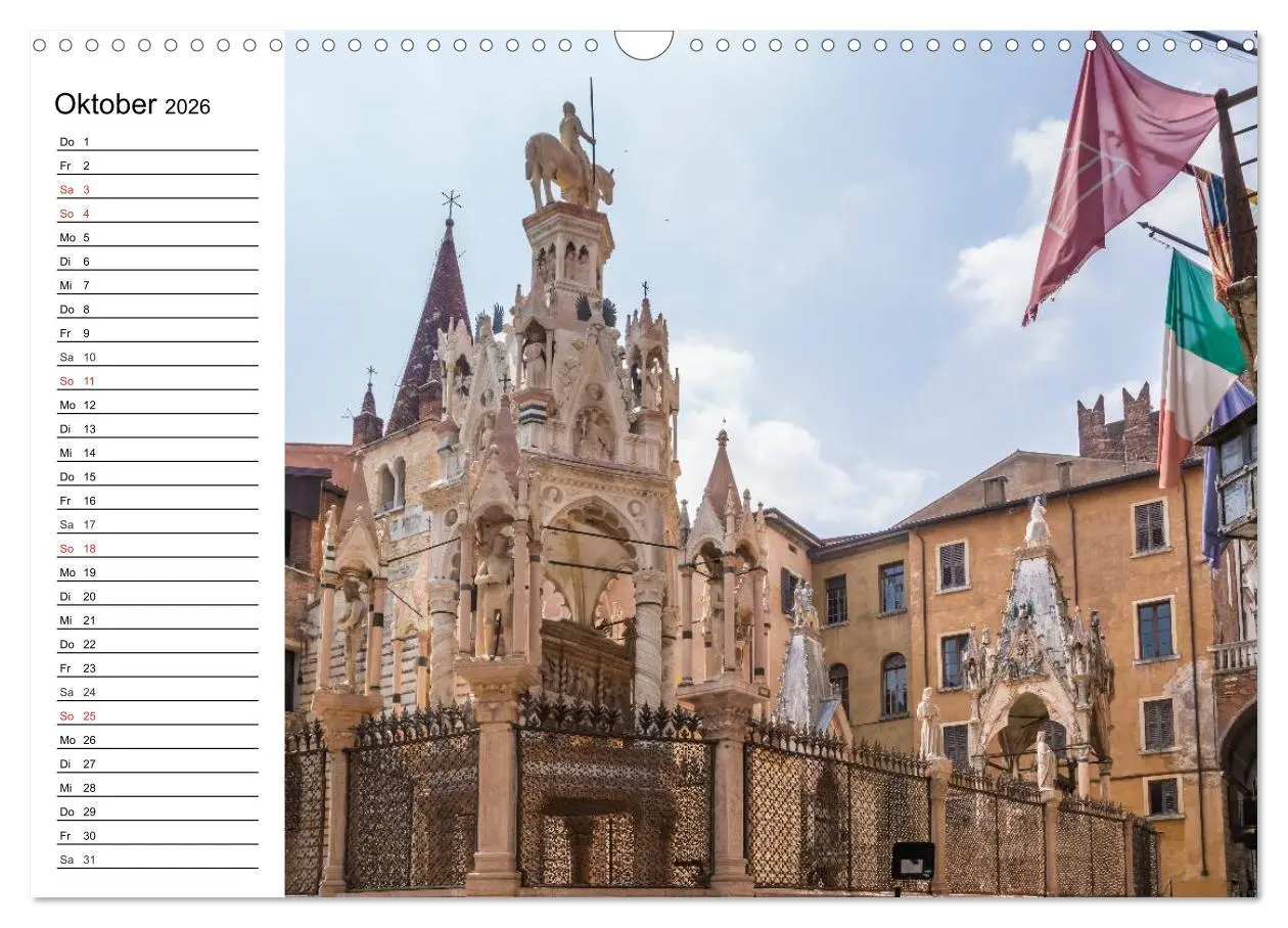 Bild: 9783457986189 | VERONA Historisches Stadtherz (Wandkalender 2026 DIN A3 quer),...