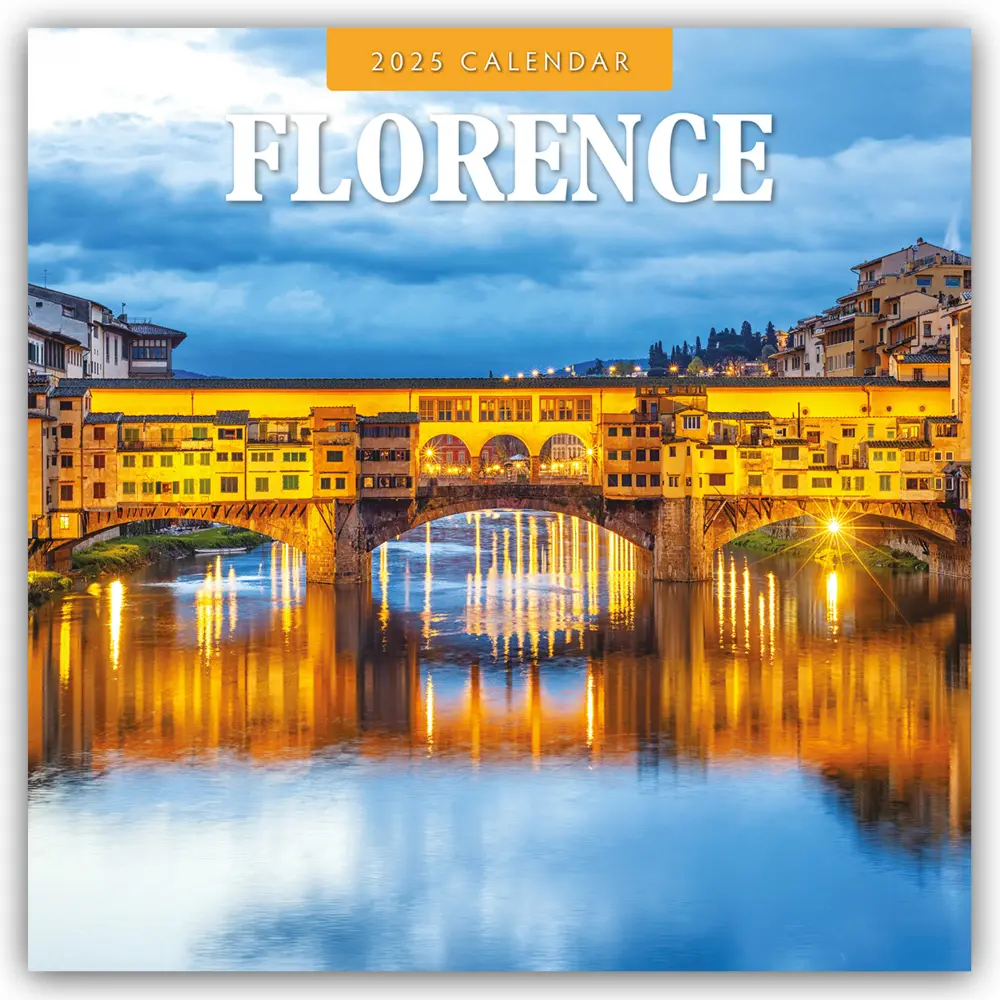 Cover: 9781804426289 | Florence - Florenz 2025 - 16-Monatskalender | Red Robin Publishing Ltd