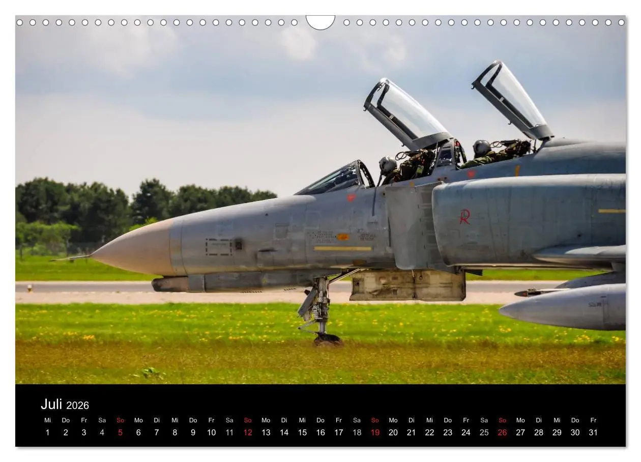 Bild: 9783516136289 | Phantoms bei der Luftwaffe (Wandkalender 2026 DIN A3 quer),...