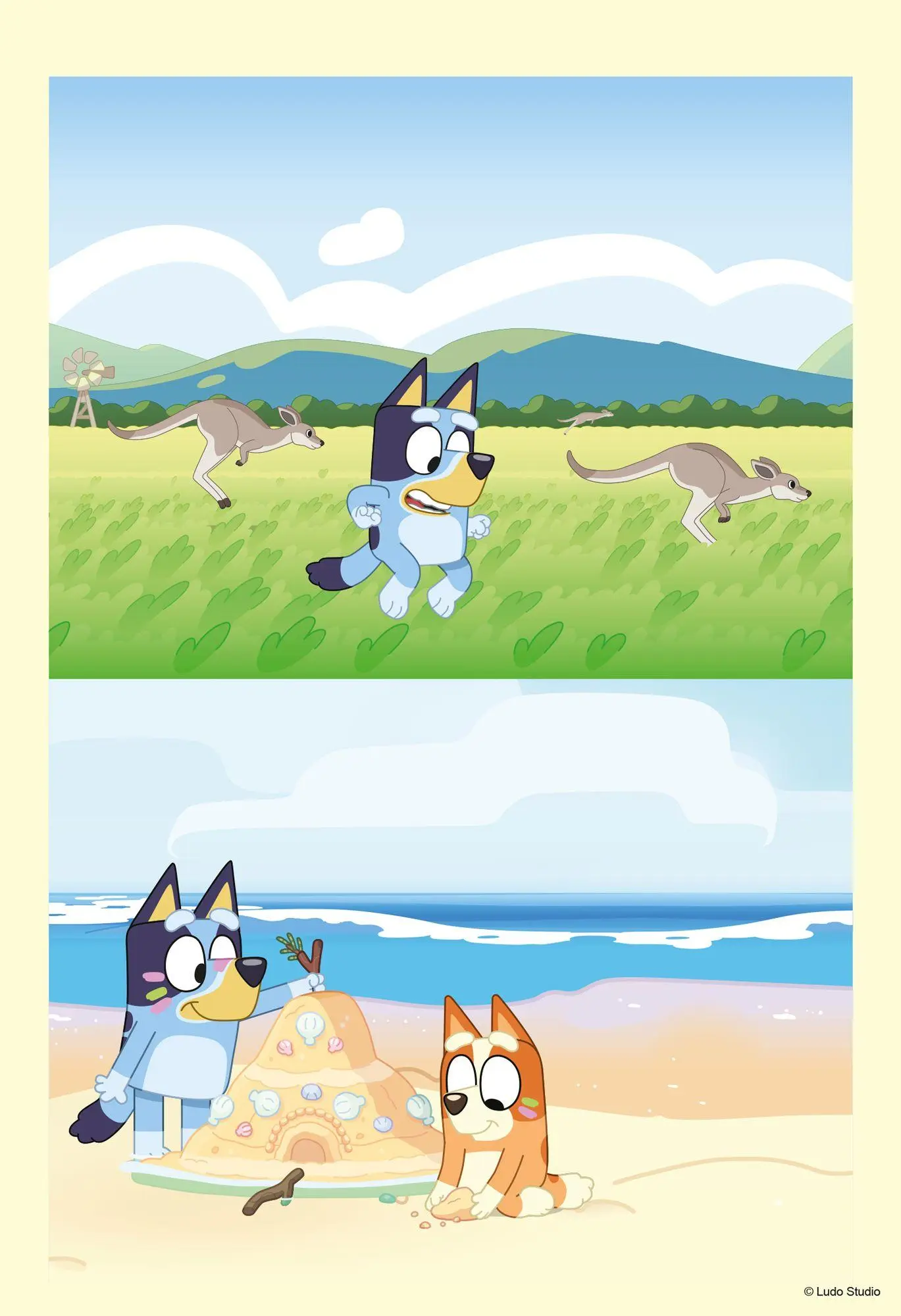 Bild: 9783833246289 | Bluey: Superstarker Sticker- und Malspaß | Sticker- und Malblock