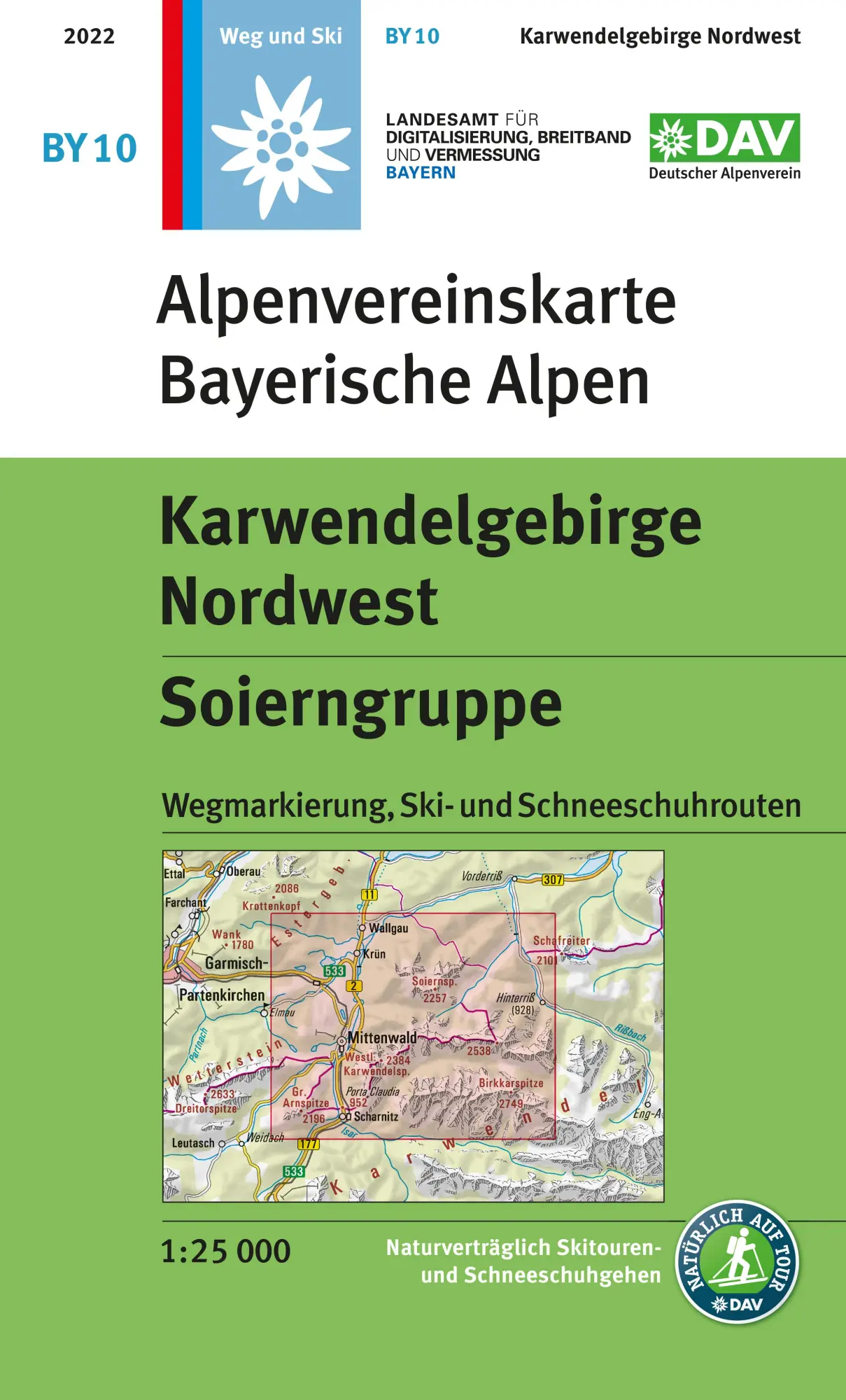 Cover: 9783948256289 | Karwendelgebirge Nordwest, Soierngruppe | (Land-)Karte | Deutsch