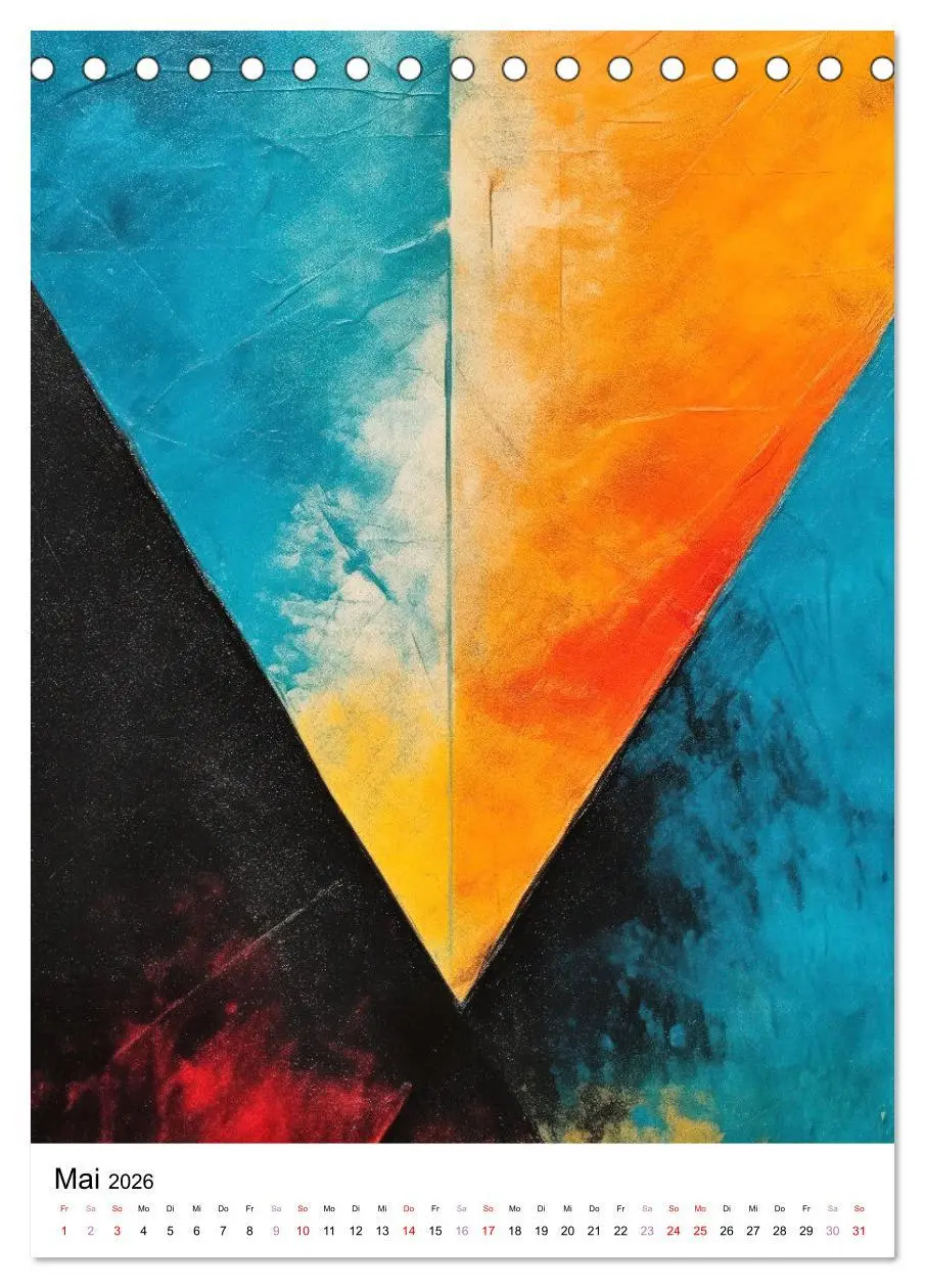 Bild: 9783457276389 | KI-Kunstwerke (Tischkalender 2026 DIN A5 hoch), CALVENDO...