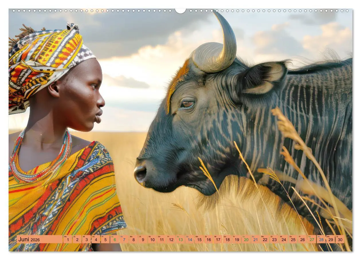 Bild: 9783457416389 | Afrikas urtümliche Schönheit (hochwertiger Premium Wandkalender...