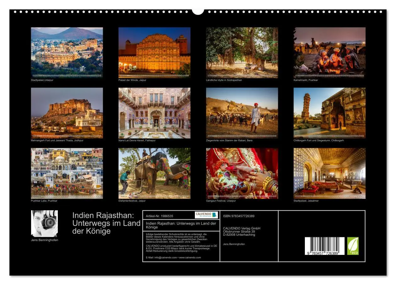 Bild: 9783457726389 | Indien Rajasthan: Unterwegs im Land der Könige (hochwertiger...