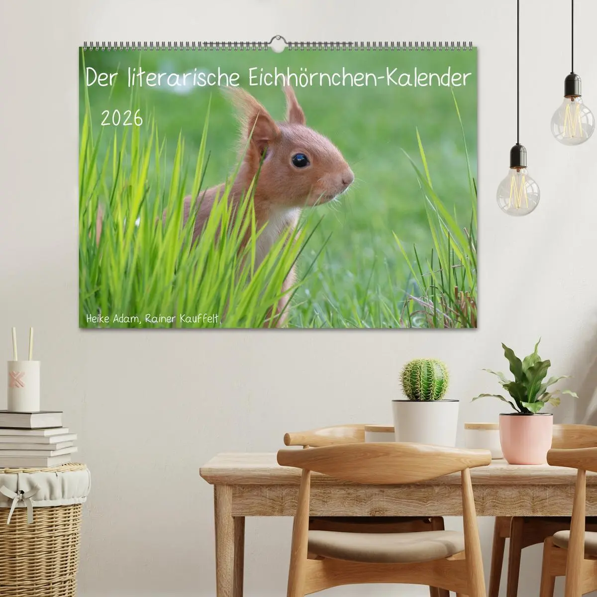 Bild: 9783457896389 | Der literarische Eichhörnchen-Kalender (Wandkalender 2026 DIN A2...