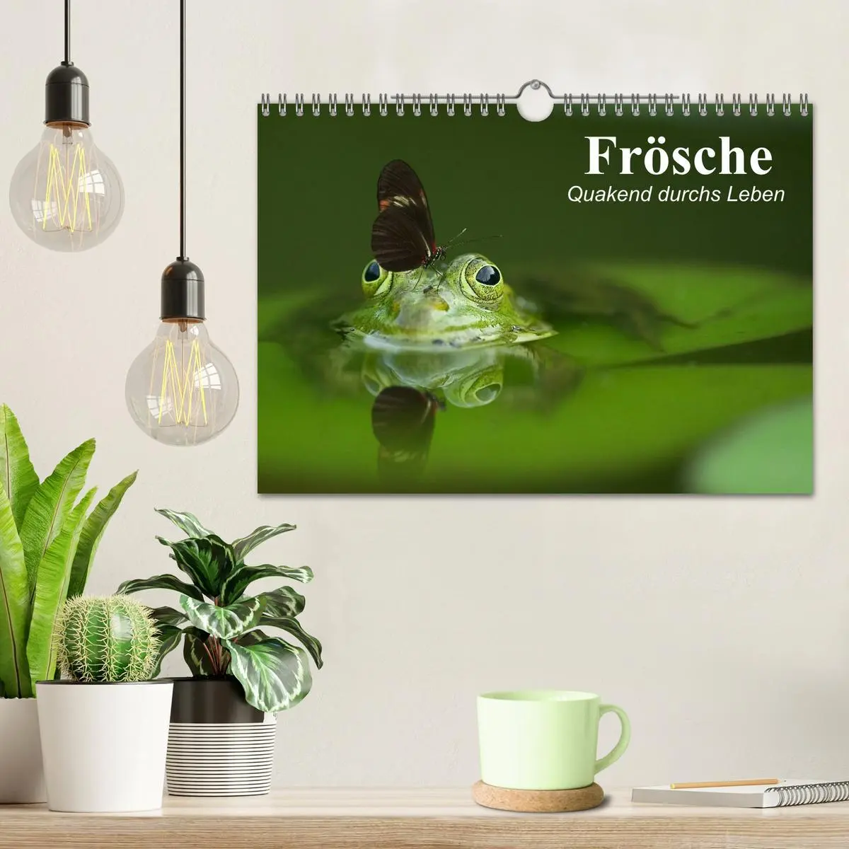 Bild: 9783516056389 | Frösche. Quakend durchs Leben (Wandkalender 2026 DIN A4 quer),...