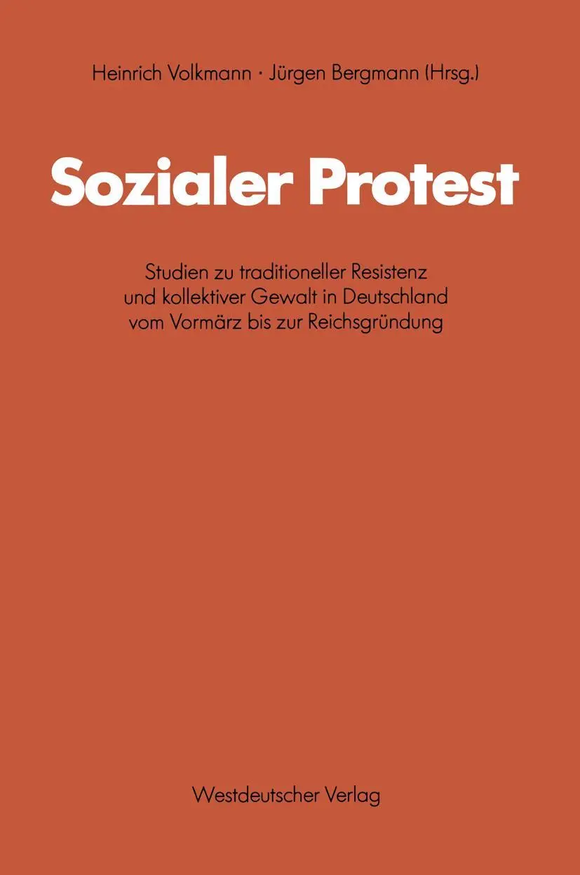 Cover: 9783531116389 | Sozialer Protest | Heinrich Volkmann | Taschenbuch | 356 S. | Deutsch