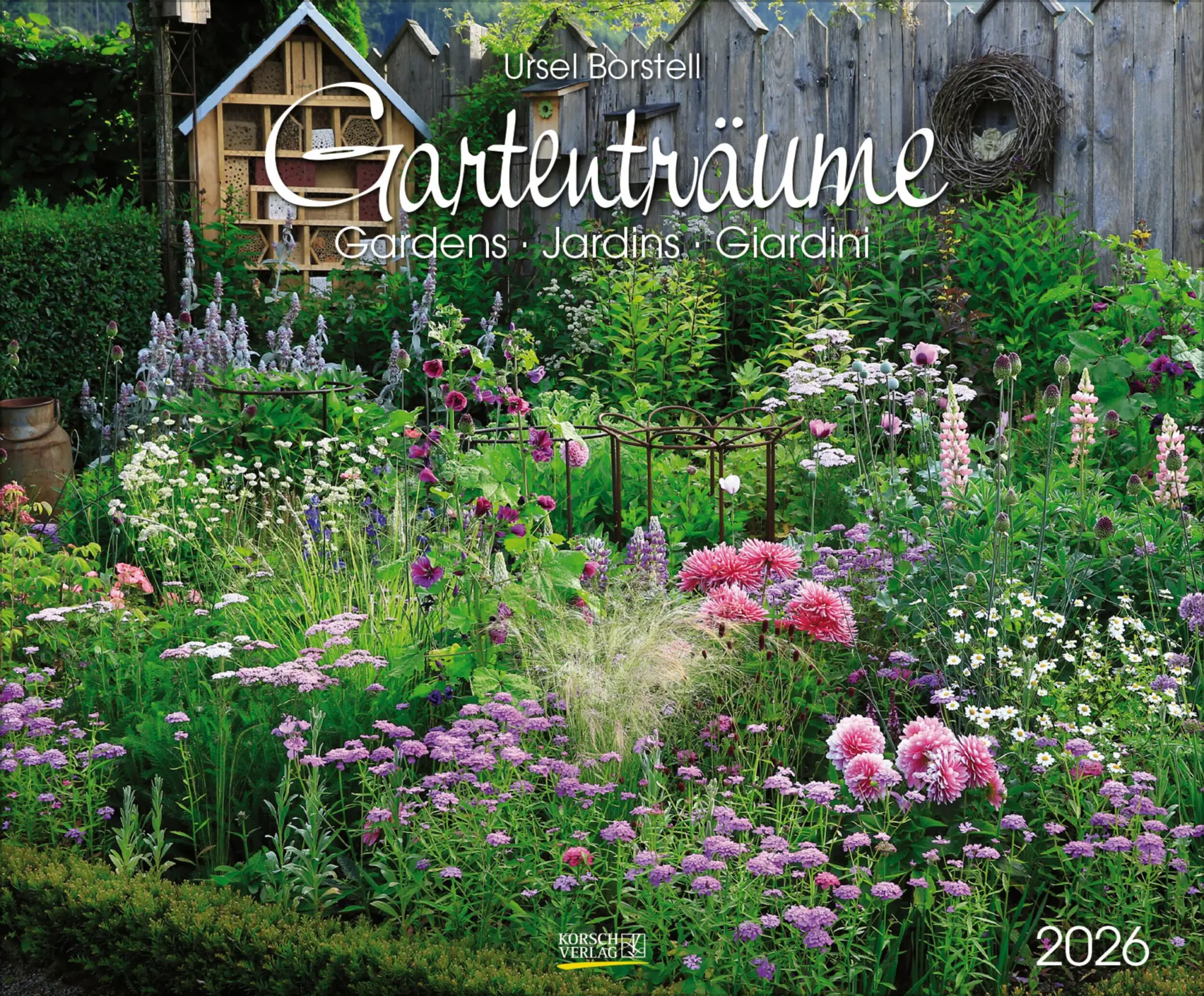 Cover: 9783731886389 | Gartenträume 2026 | Verlag Korsch | Kalender | Spiralbindung | 14 S.