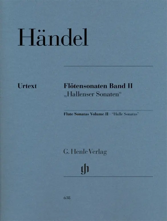Cover: 9790201806389 | Georg Friedrich Händel - Flötensonaten Band II, "Hallenser Sonaten"