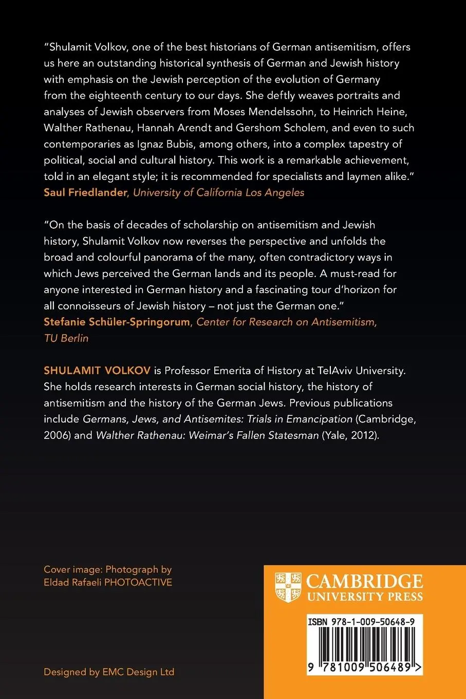 Rückseite: 9781009506489 | Germany through Jewish Eyes | Shulamit Volkov | Taschenbuch | Englisch