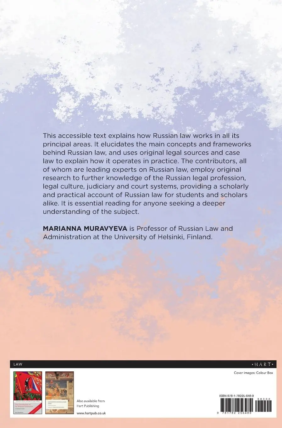 Rückseite: 9781782256489 | The Foundations of Russian Law | Marianna Muravyeva | Buch | Englisch