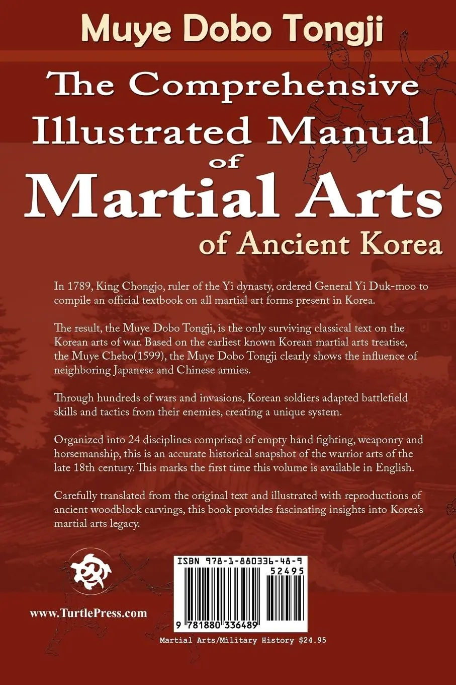 Rückseite: 9781880336489 | Muye Dobo Tongji | Complete Illustrated Manual of Martial Arts | Buch