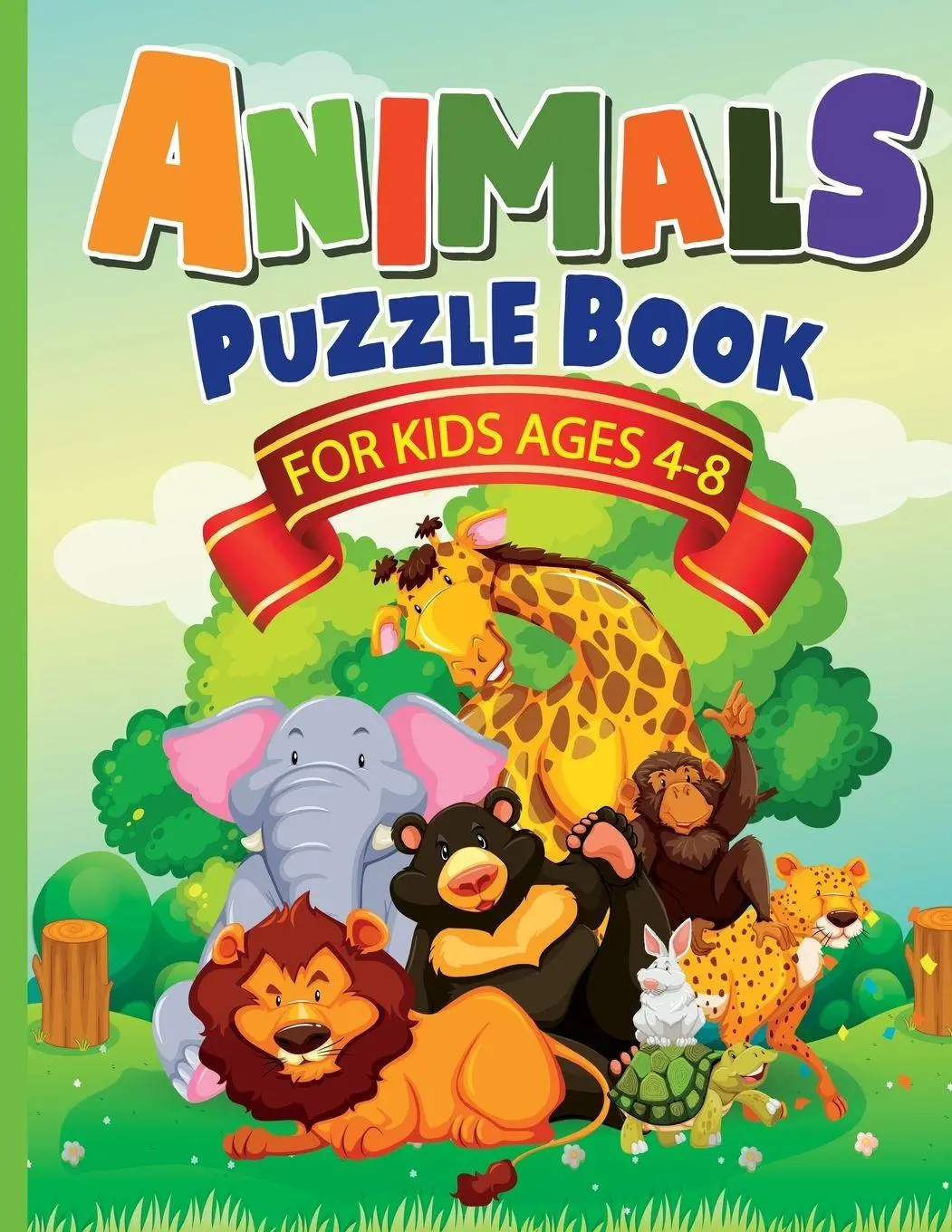 Cover: 9781915216489 | Animals Puzzle Book for Kids Ages 4-8 | Hackney And Jones | Buch