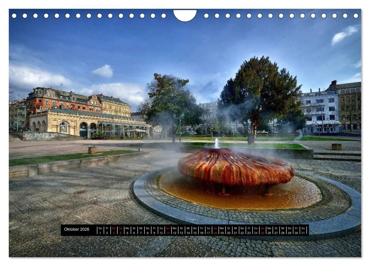 Bild: 9783457956489 | Wiesbaden Aquis Mattiacis (Wandkalender 2026 DIN A4 quer), CALVENDO...