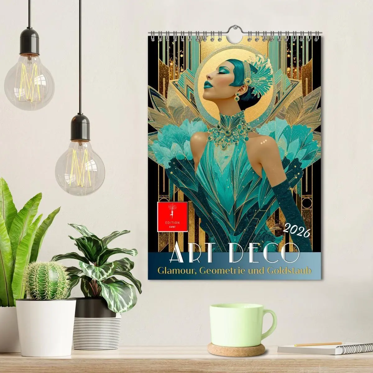 Bild: 9783516736489 | Art Deco - Glamour, Geometrie und Goldstaub (Wandkalender 2026 DIN...